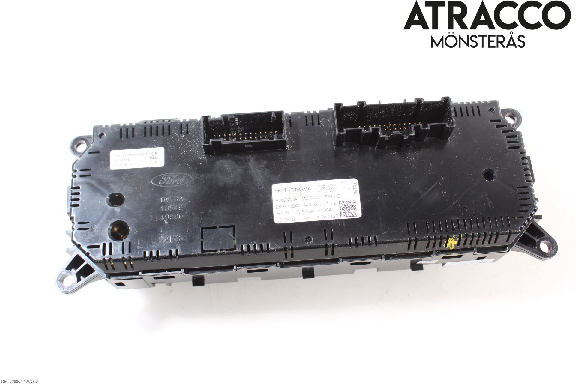 Ford TRANSIT/TOURNEO CUSTOM 13-24 Varme Ac Betjening-Display