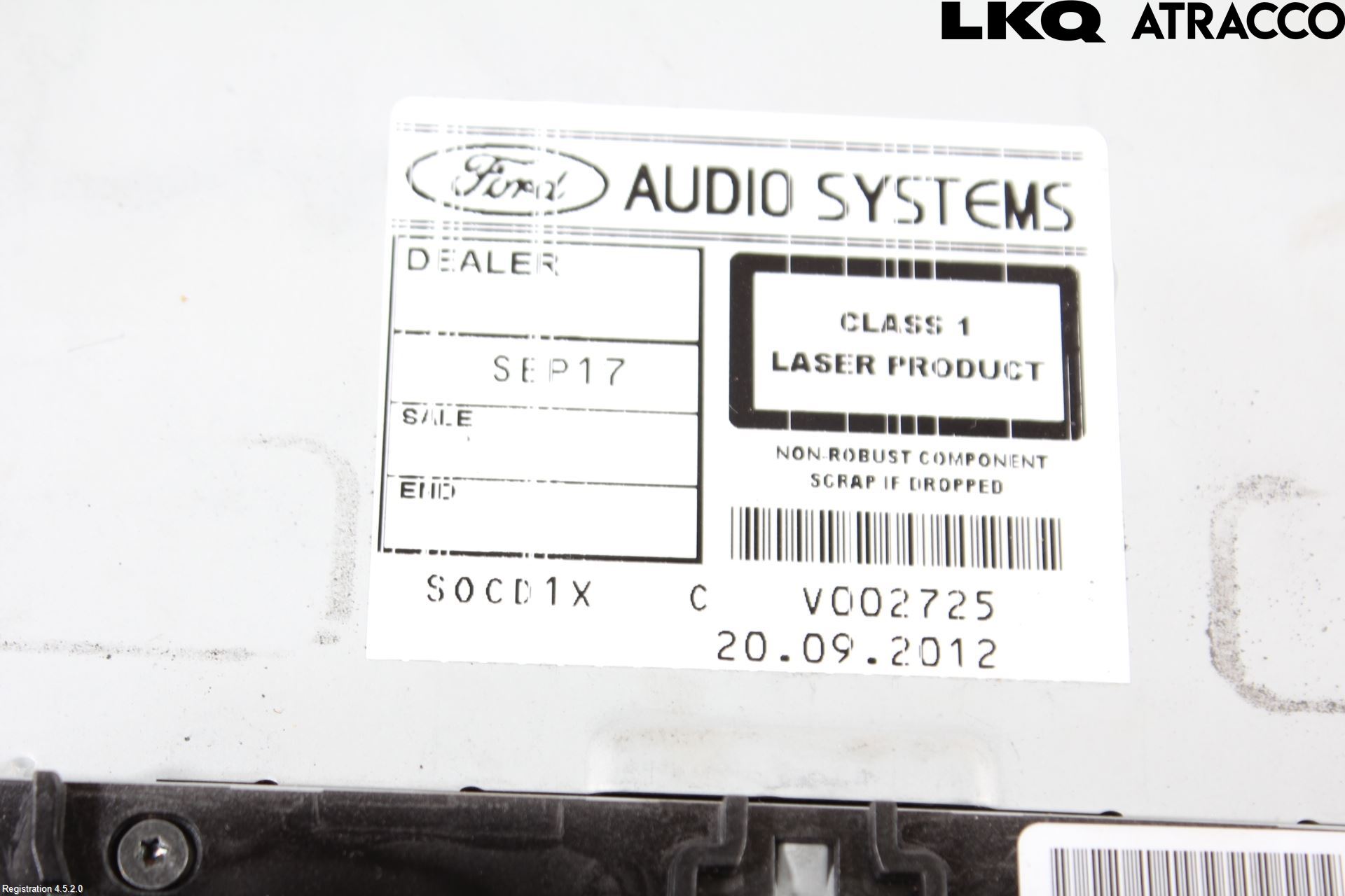 Ford S-MAX 06-15 Stereo Radio Med Cd