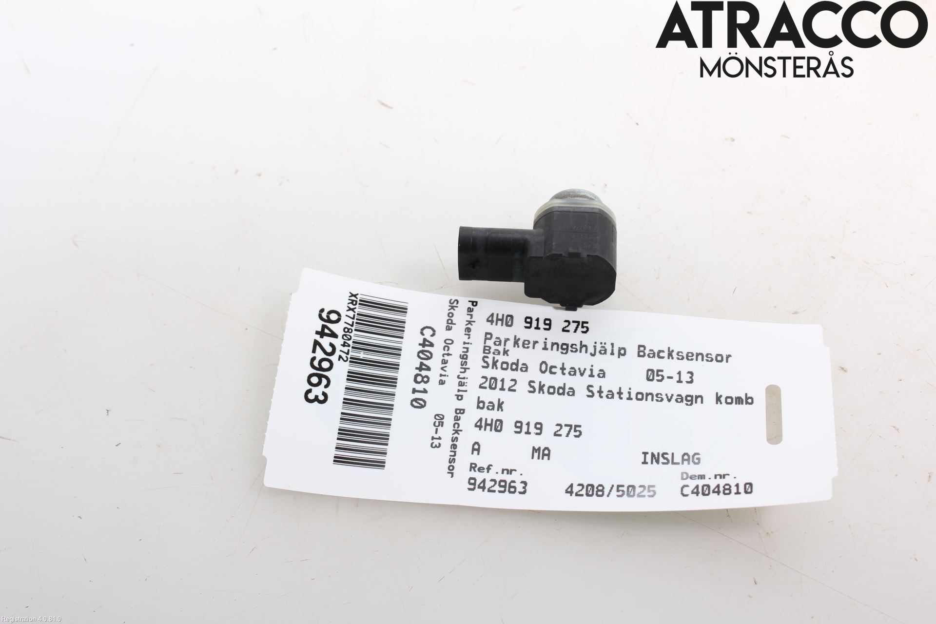 Skoda OCTAVIA (1Z) 05-13 Sensor Ryggesensor