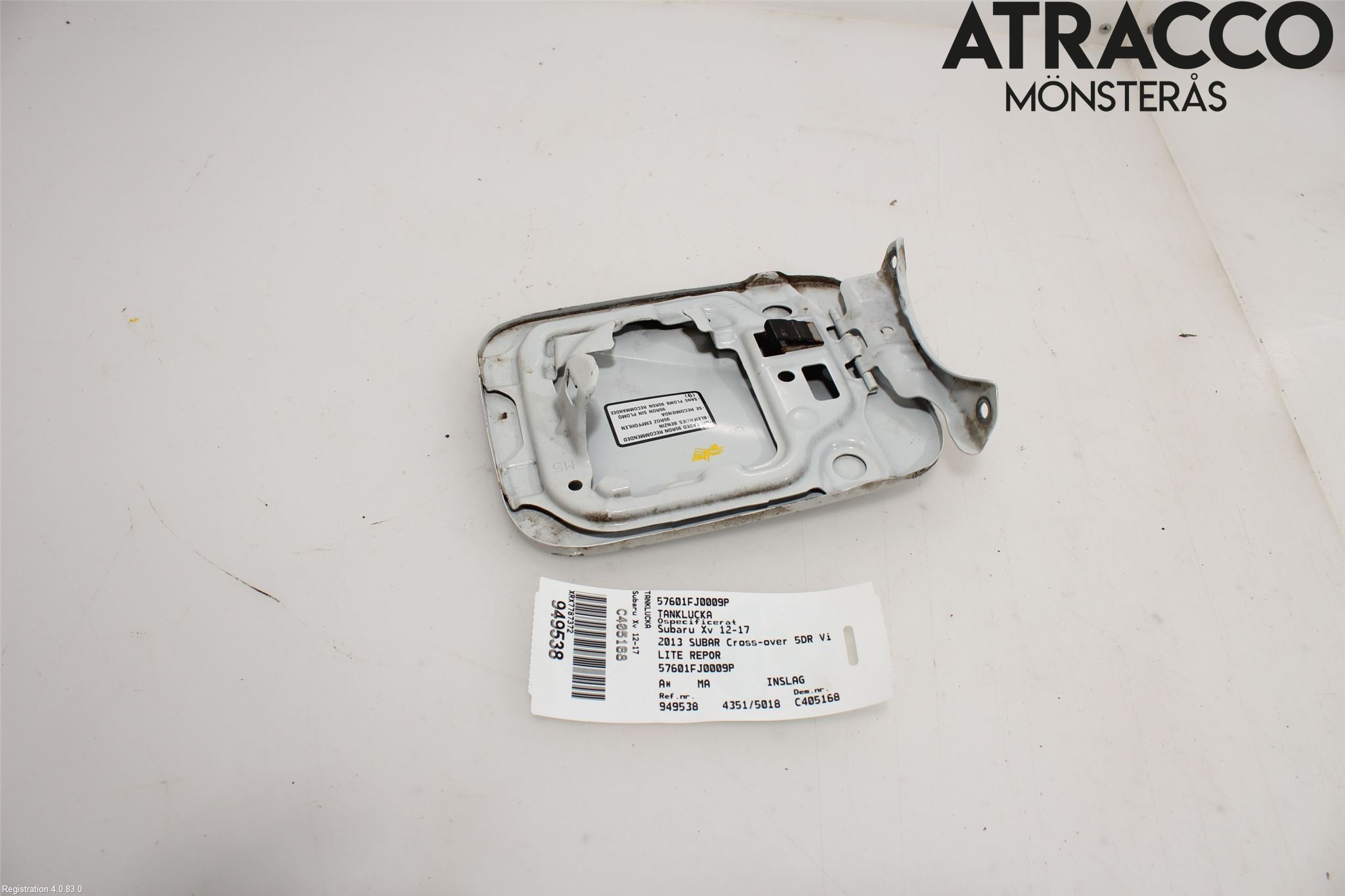 Subaru XV 12-17 Drivstoff Tankluke