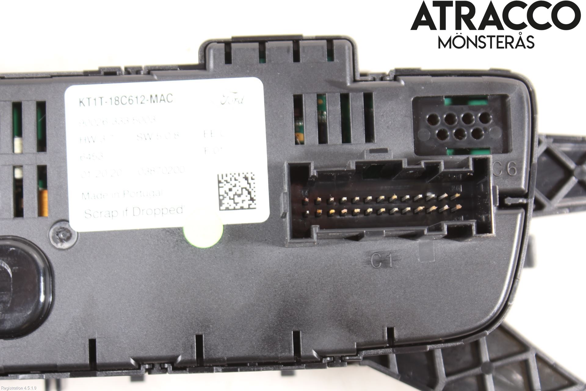 Ford TRANSIT/TOURNEO CONNECT 13-22 Varme Ac Betjening-Display