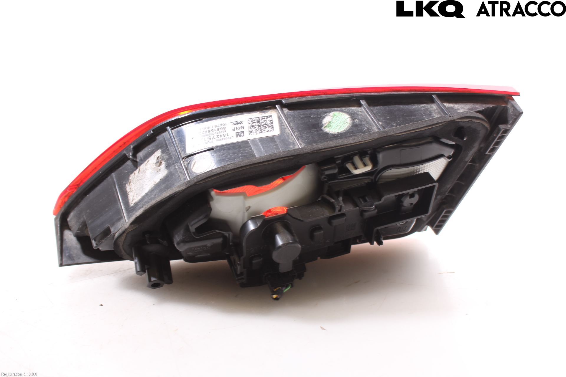 Opel ASTRA K 16-22 Baklykt Venstre  På Luke(Indre