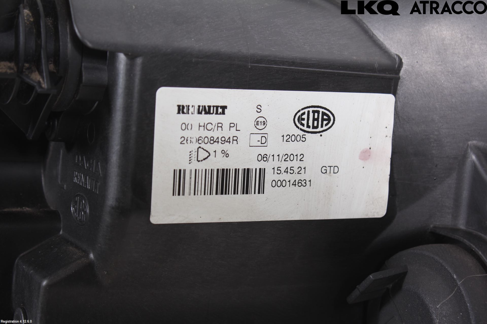 Dacia SANDERO/STEPWAY 13-20 Frontlykt Venstre
