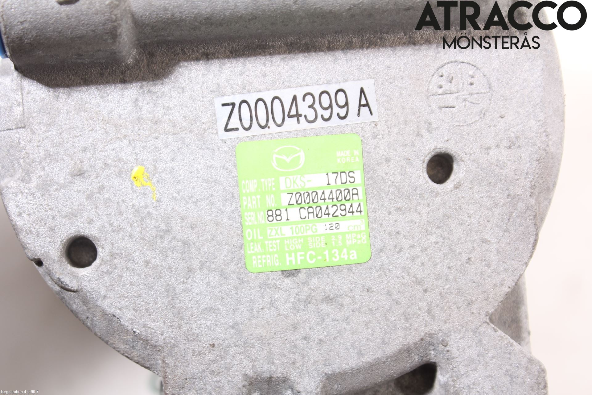 Mazda 6 08-13 Varme Ac Kompressor