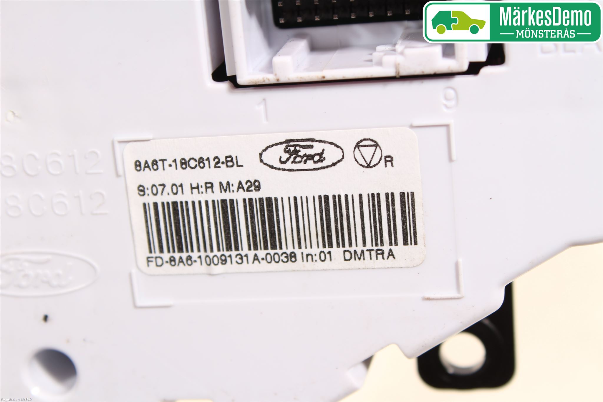 Ford FIESTA 09-12 Varme Ac Betjening-Display