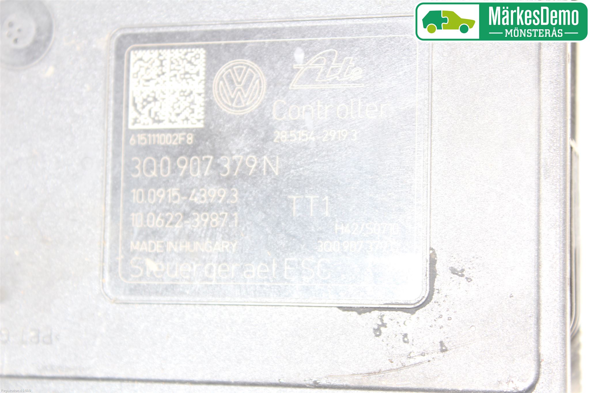 Volkswagen VW PASSAT 15-19 Abs Hydraulikkaggregat