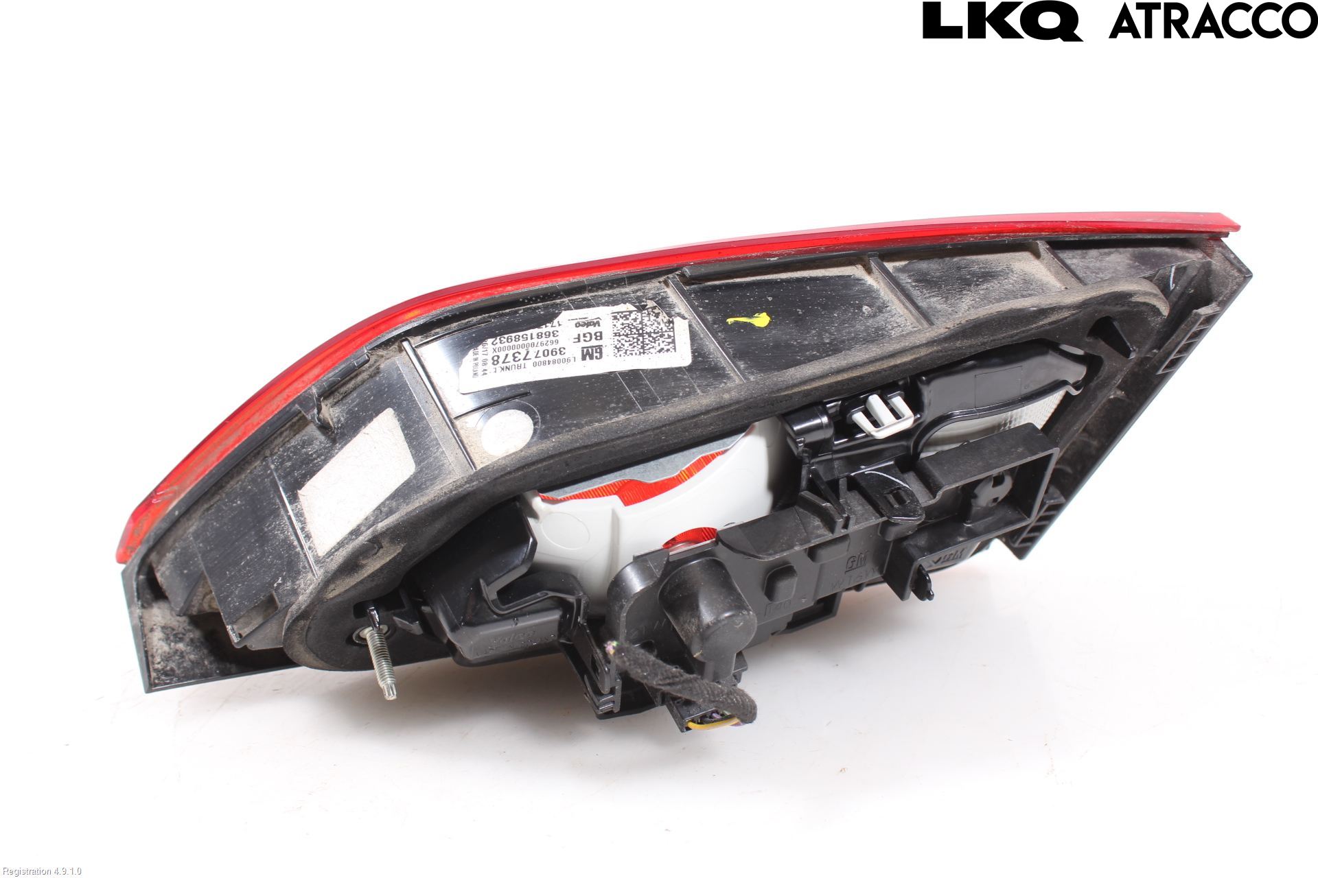 Opel ASTRA K 16-22 Baklykt Venstre  På Luke(Indre