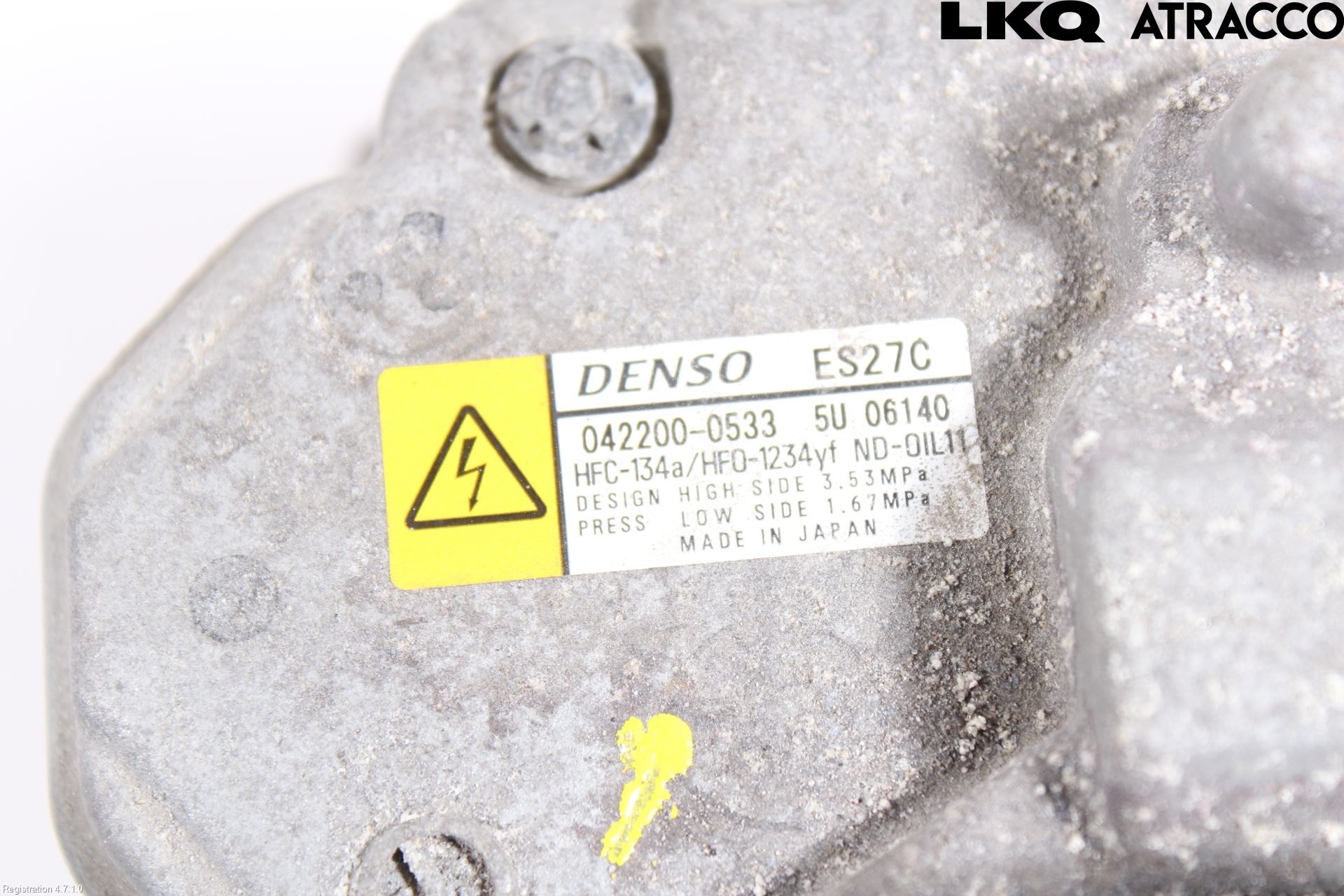 Lexus NX 300h 15-21 Varme Ac Kompressor