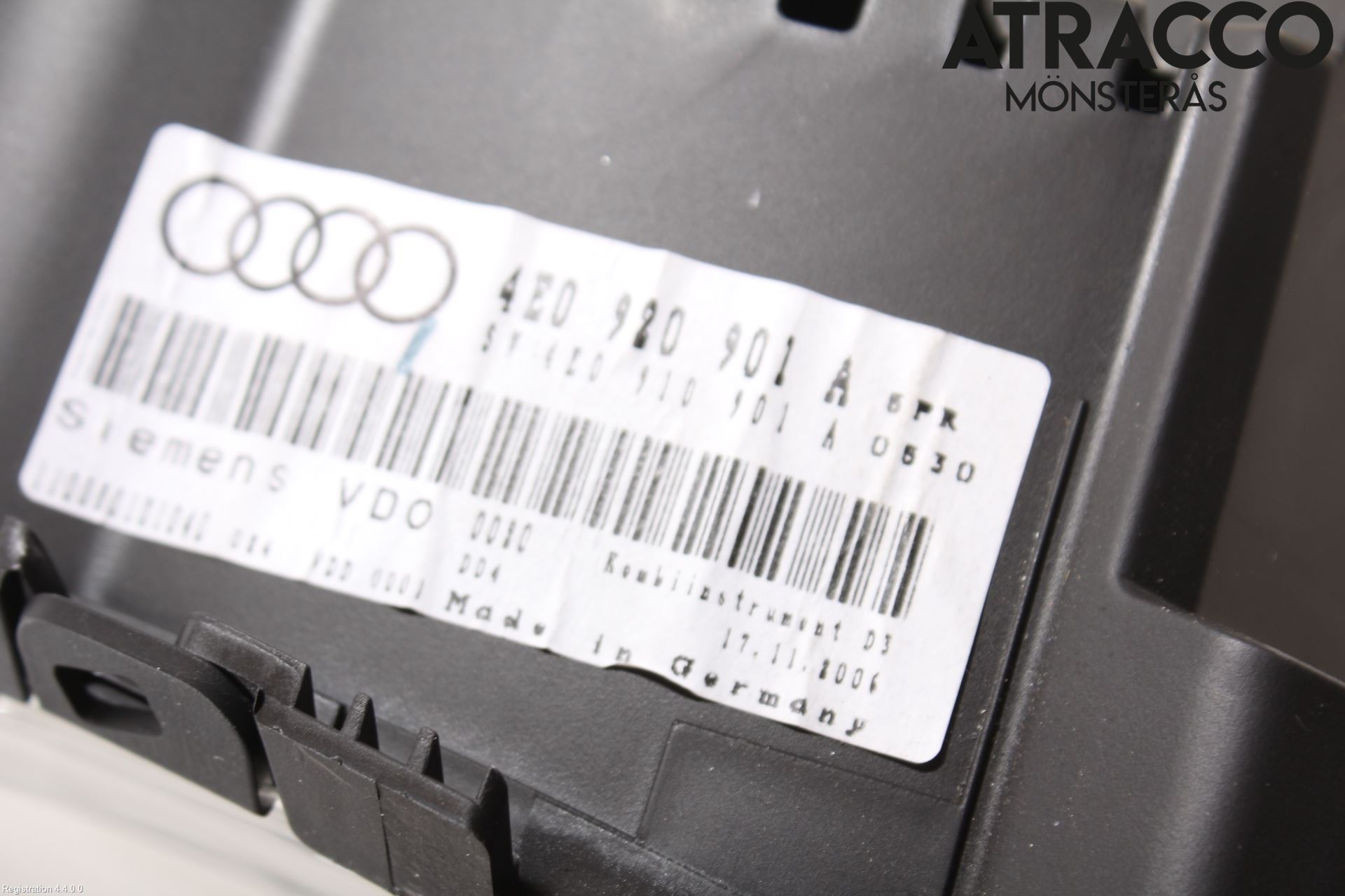 Audi A8/S8 4E  02-09 Instr Kombinert