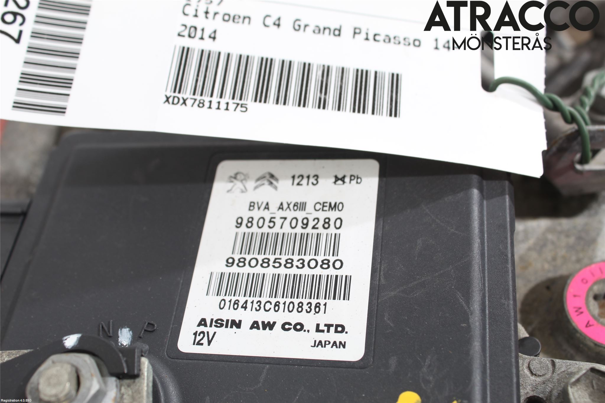 Citroen C4 GRAND PICASSO 14-18 Gearkasse Automat