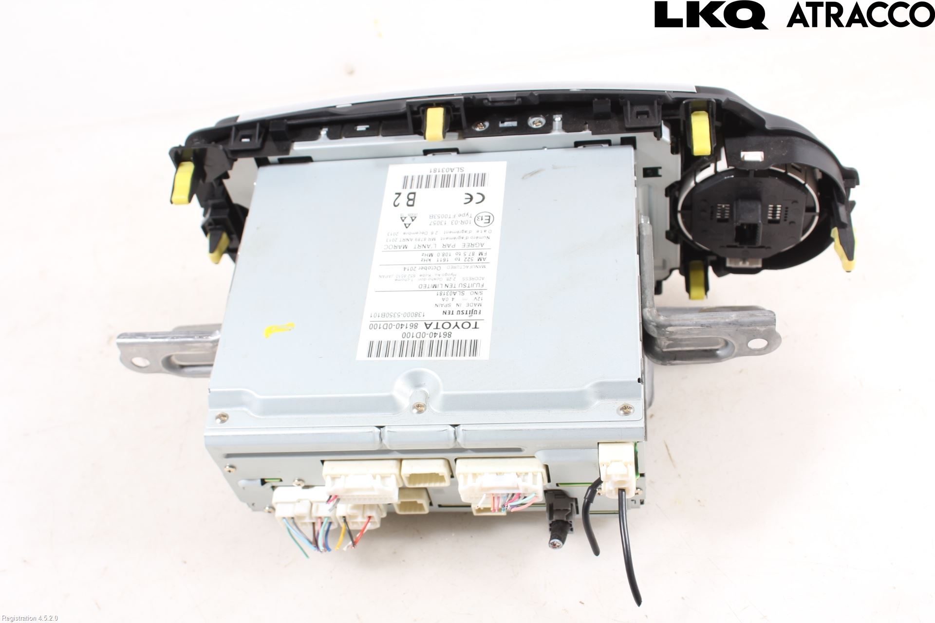 Toyota YARIS XP130 15-20 Stereo Radio Med Cd