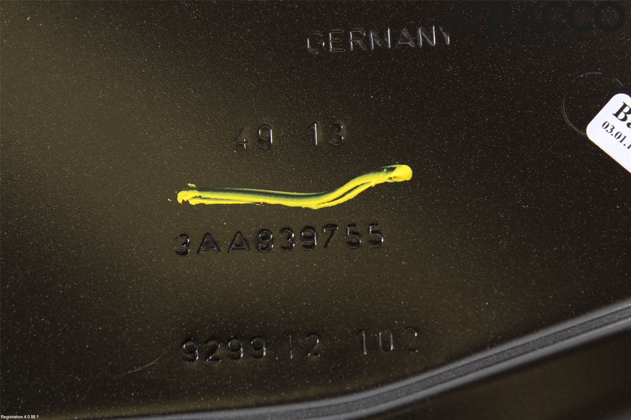 Volkswagen VW PASSAT 11-14 Vindusheis
