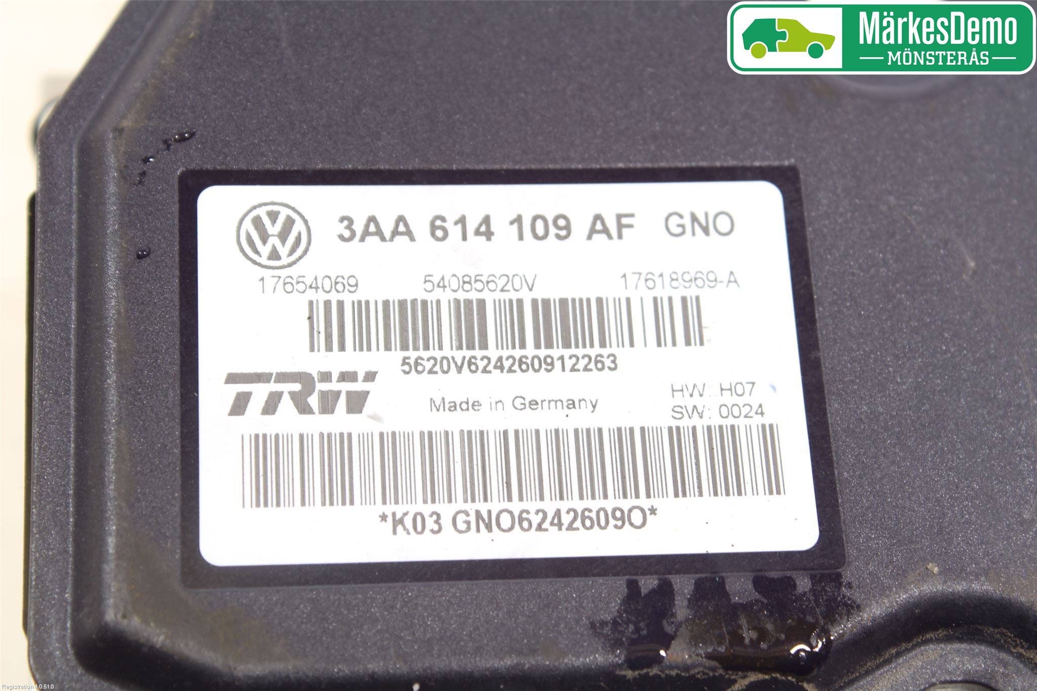 Volkswagen VW PASSAT 11-14 Abs Hydraulikkaggregat