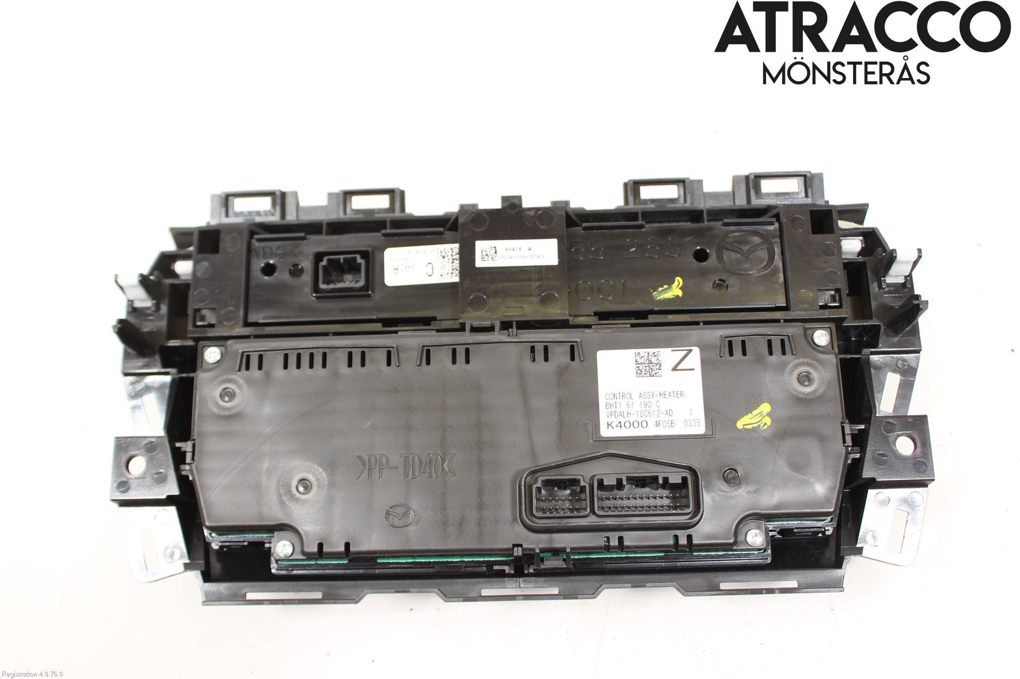 Mazda 3 III 14-19 Varme Ac Betjening-Display