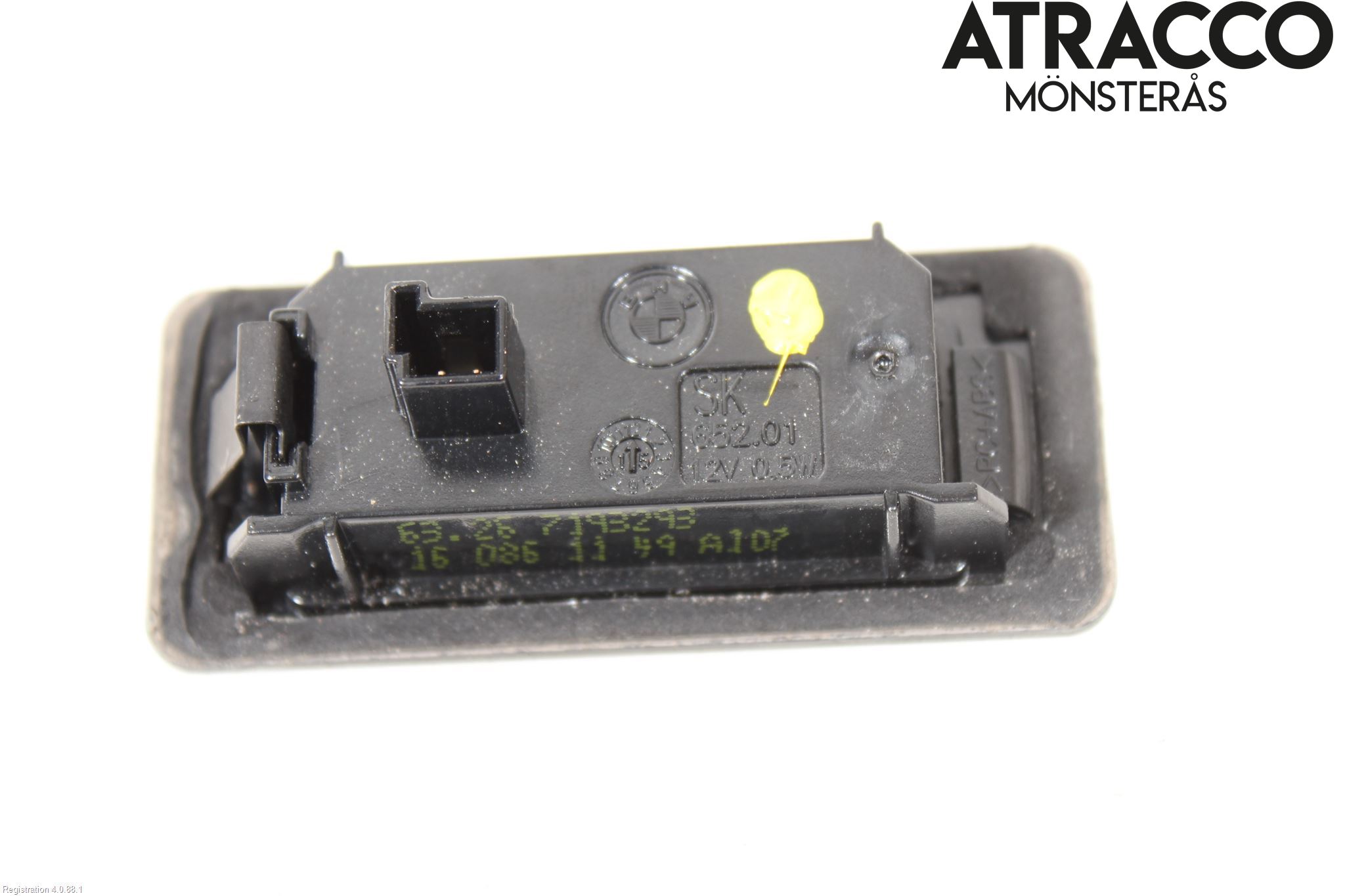 BMW 5 F10/F11/F18 09-17 Skilt Belysning