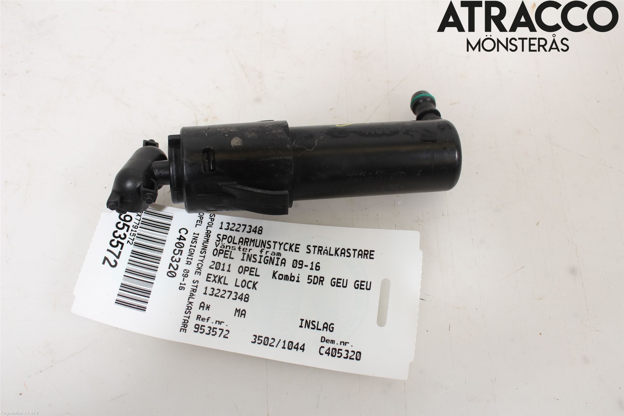 Opel INSIGNIA 09-16 Spylerdyse Frontlykter
