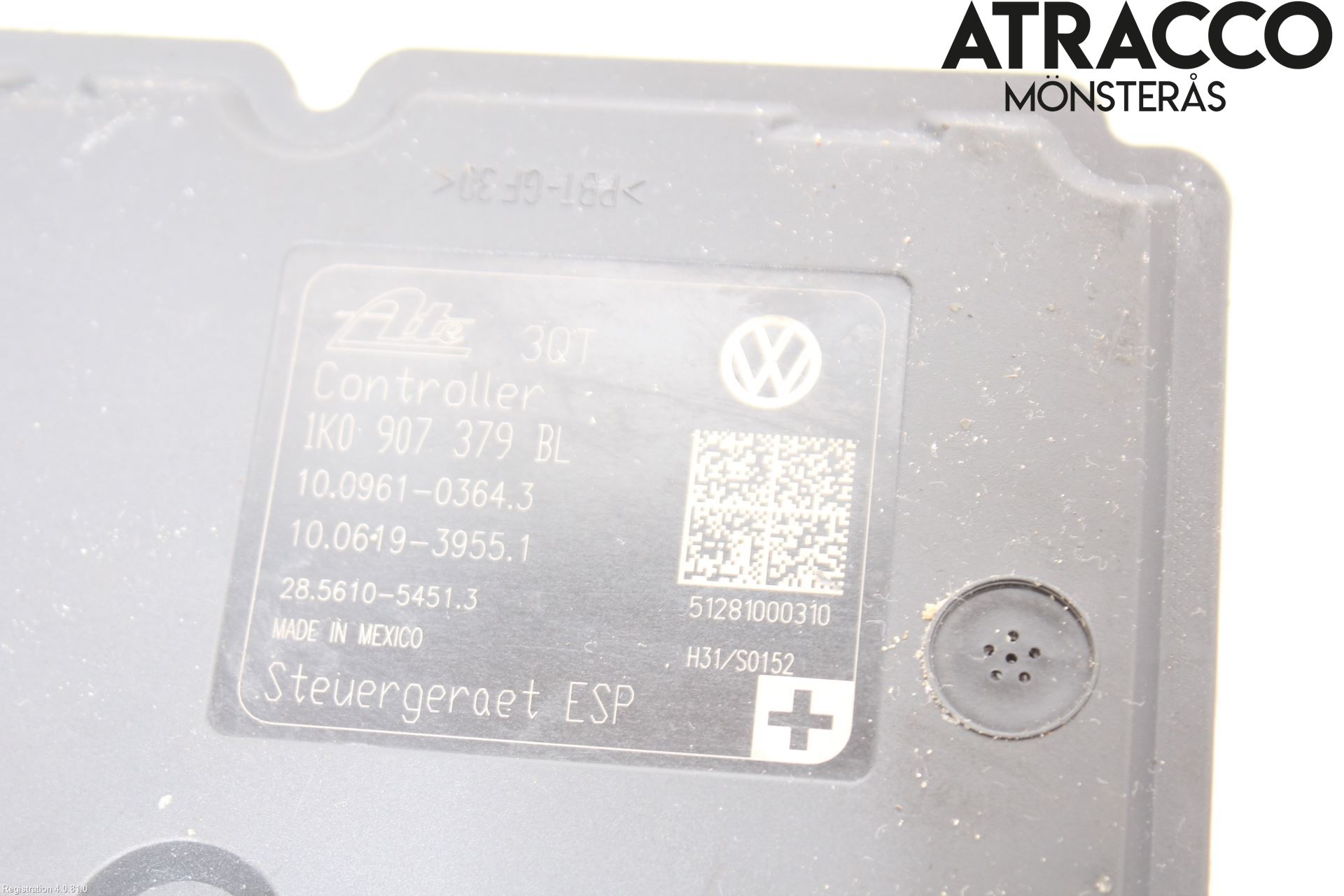 Volkswagen VW GOLF VI 09-13 Abs Hydraulikkaggregat