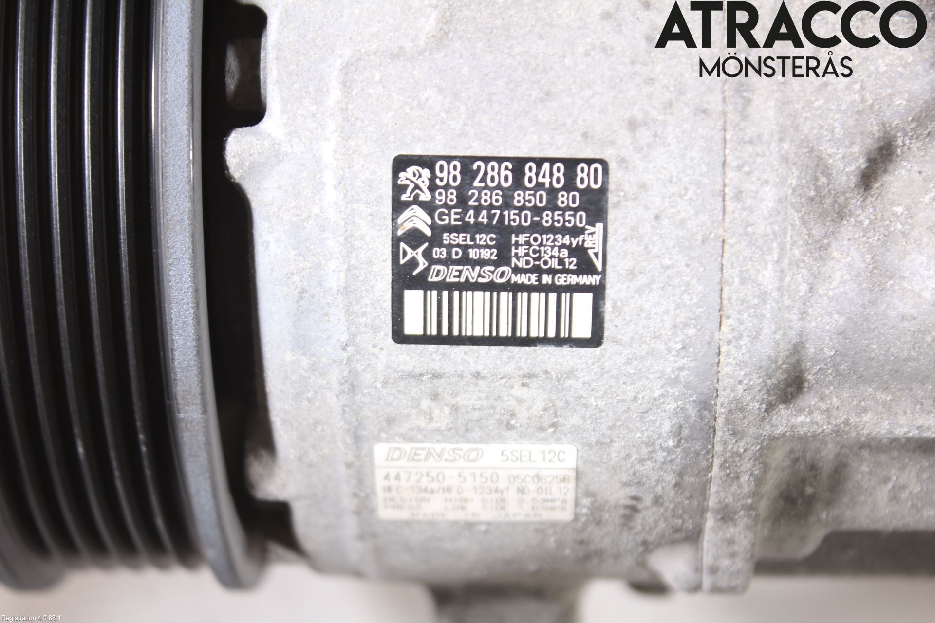 Peugeot 2008/E-2008 20- Varme Ac Kompressor