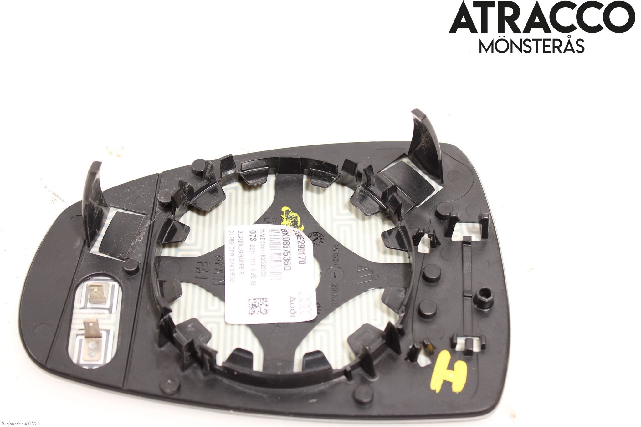 Audi A1/S1 11-18 Speil Glass H