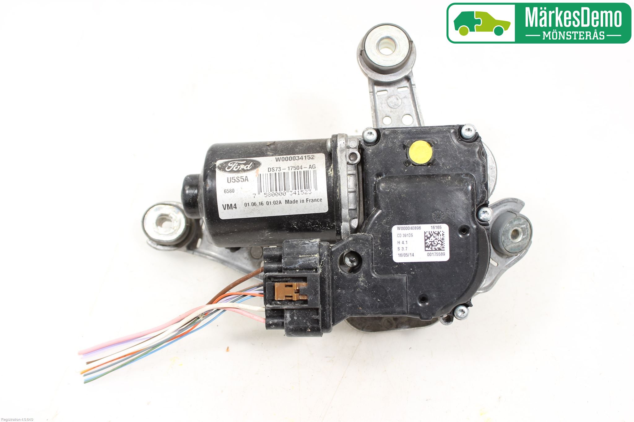 Ford MONDEO 15-22 Viskermotor Frontrute