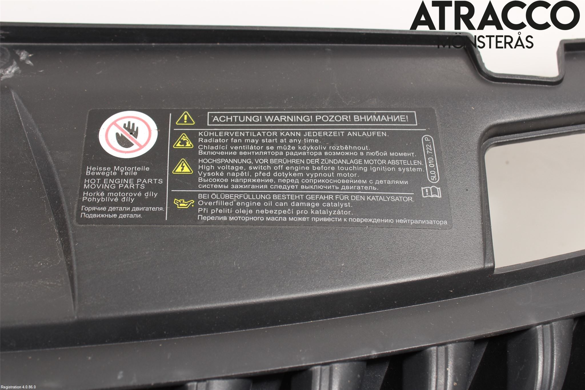 Skoda FABIA 07-14 Grill Komplett