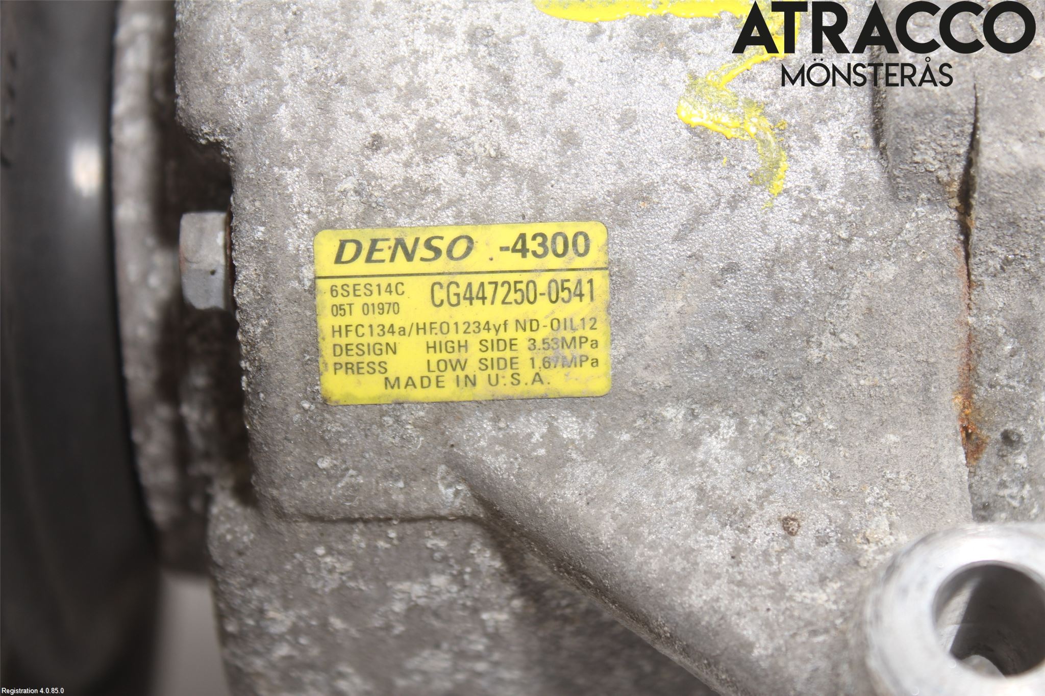Kia OPTIMA 16-20 Varme Ac Kompressor