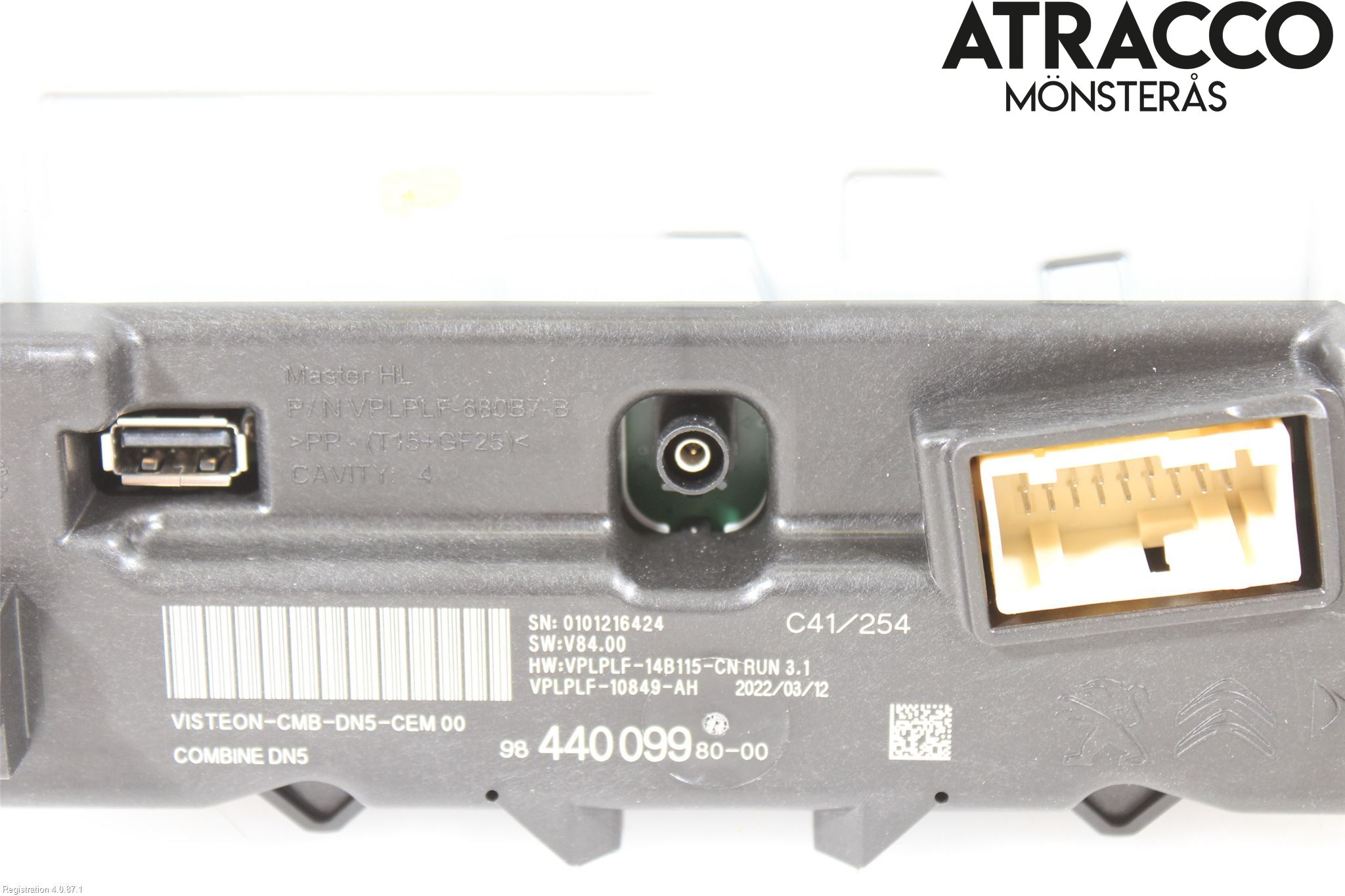 Citroen C4/E-C4 C4X/E-C4X III 21- Instr Kombinert
