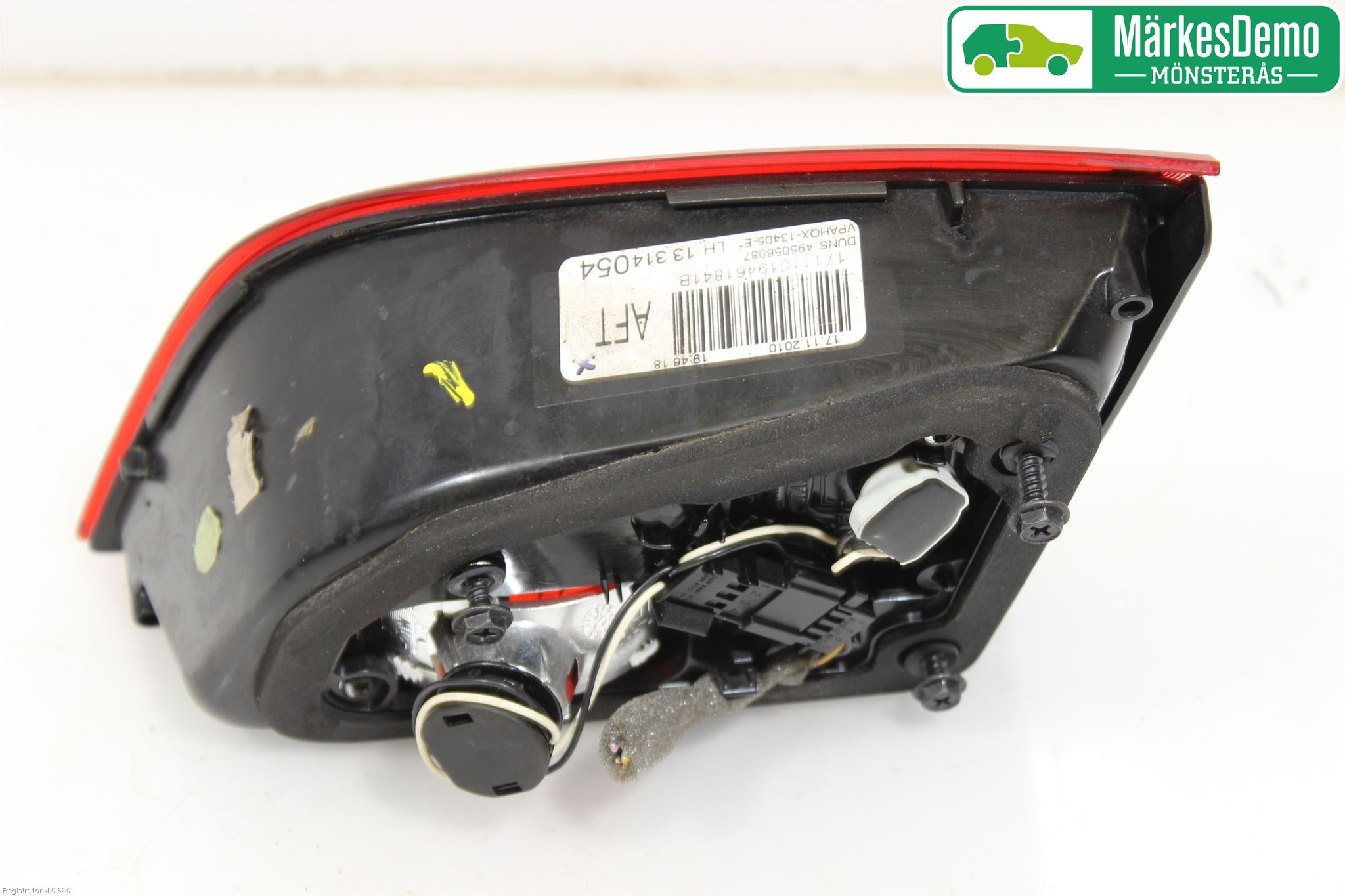 Opel ASTRA J 10-15 Baklykt Venstre  På Luke(Indre