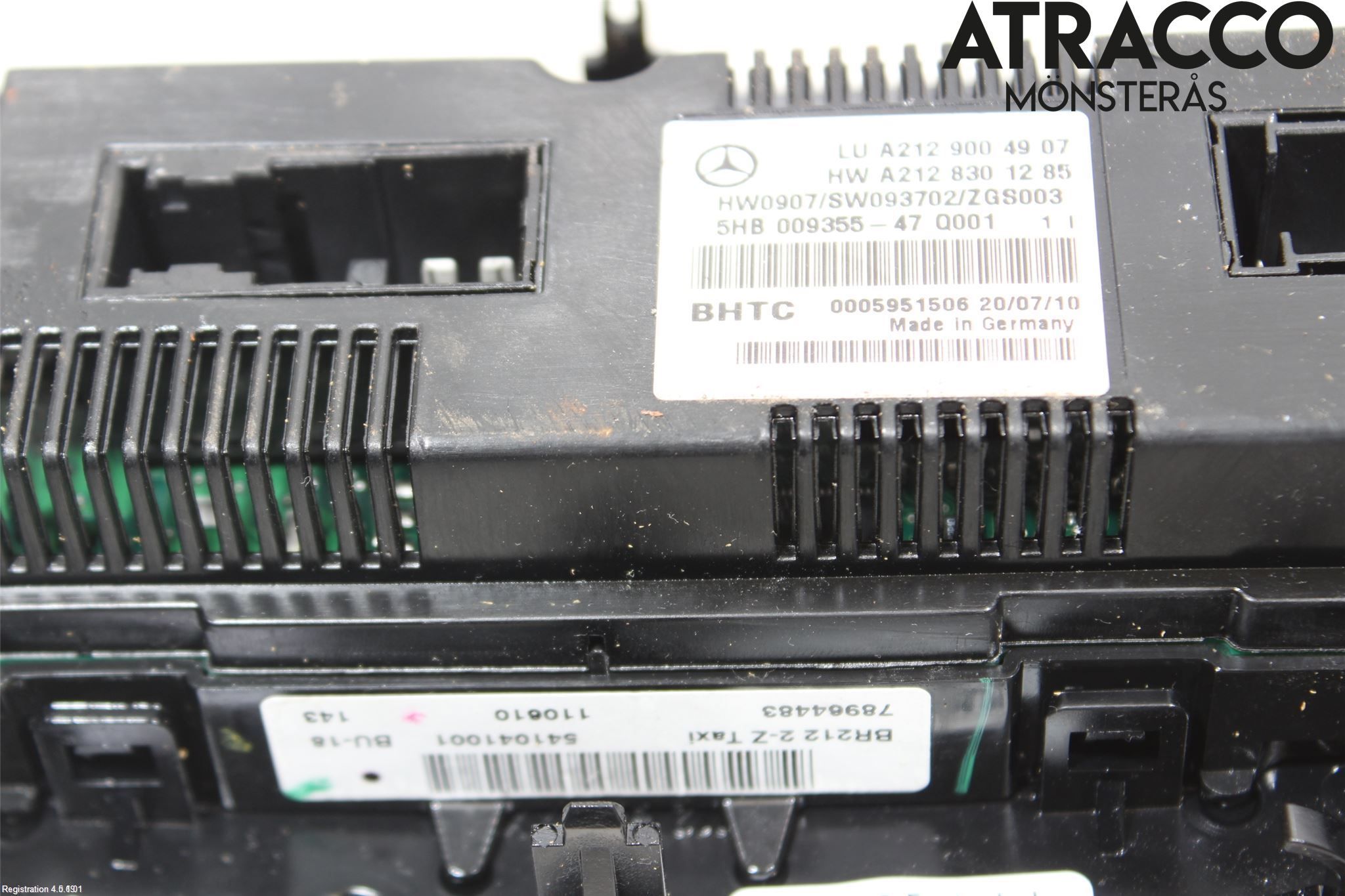 Mercedes-Benz MB E-KLASS (W212) 09-16 Varme Ac Betjening-Display