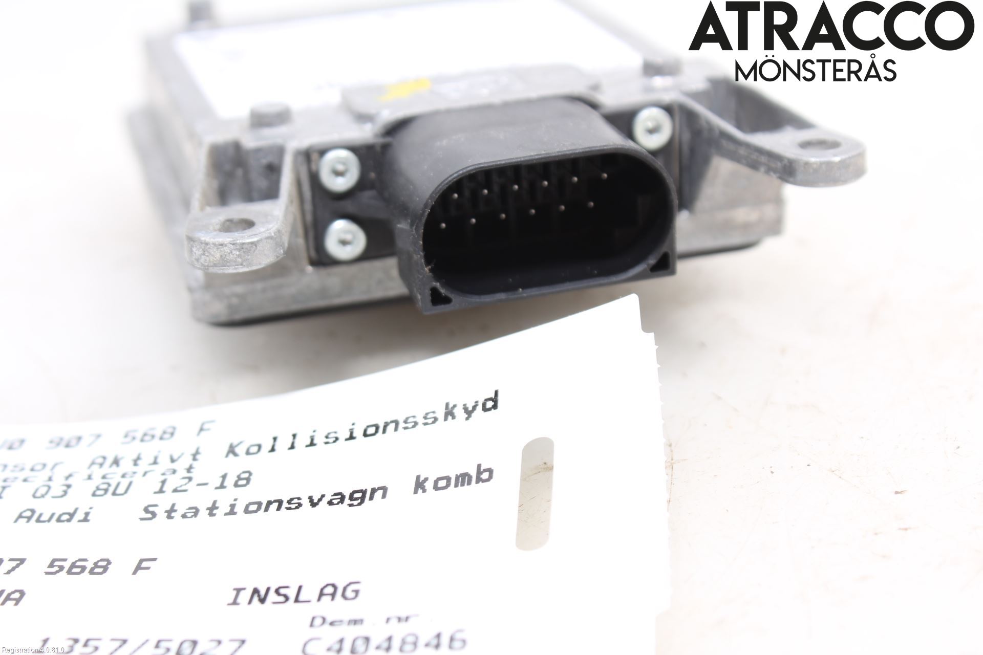 Audi Q3 8U 12-18 Sensor Kollisjonsbeskyttelse