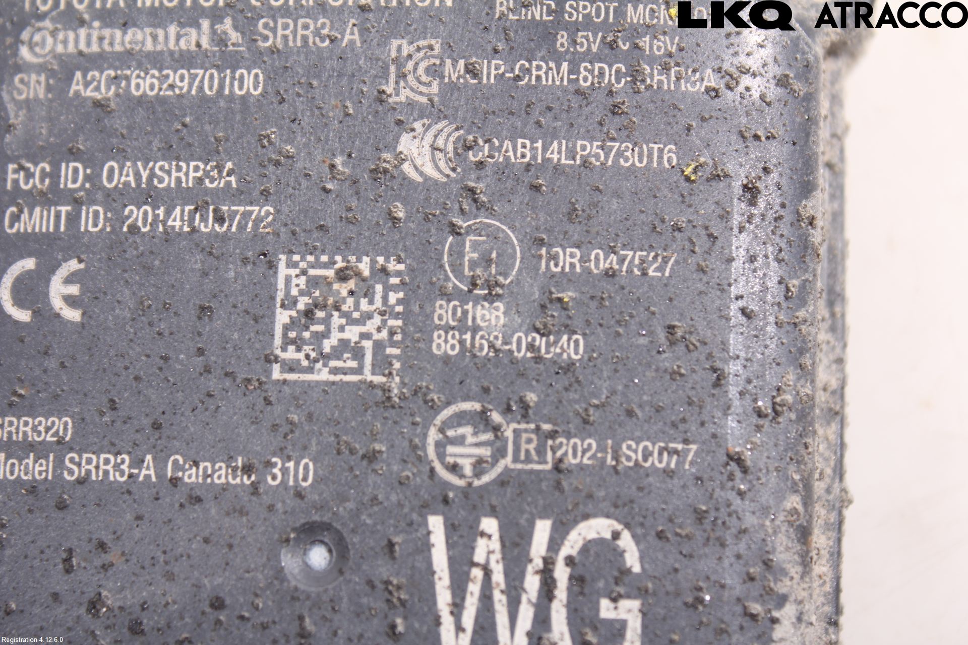 Toyota COROLLA 19- Sensor Kollisjonsbeskyttelse