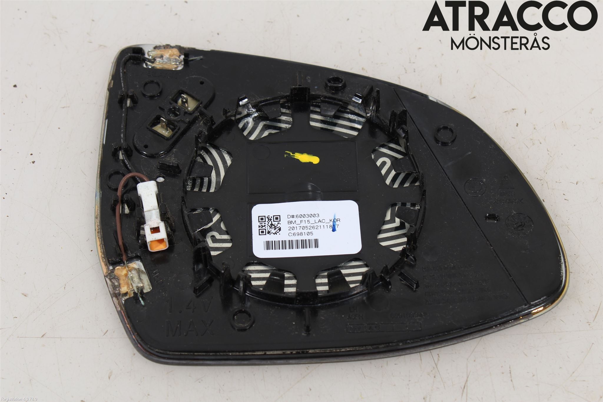 BMW X5 F15 13-18 Speil Glass V