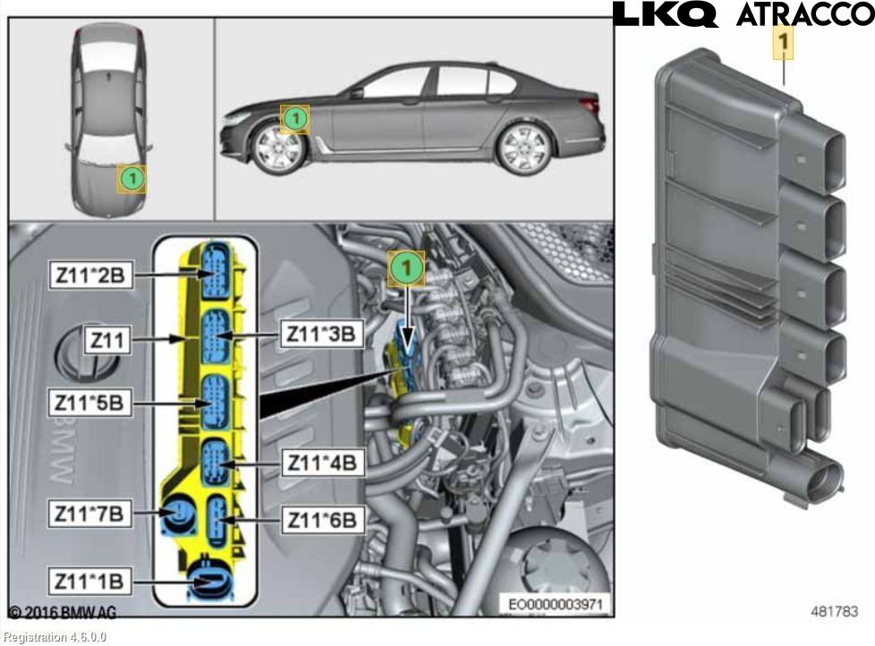 BMW 5 G30/G31/F90 17-23 Styreenhet Øvrig