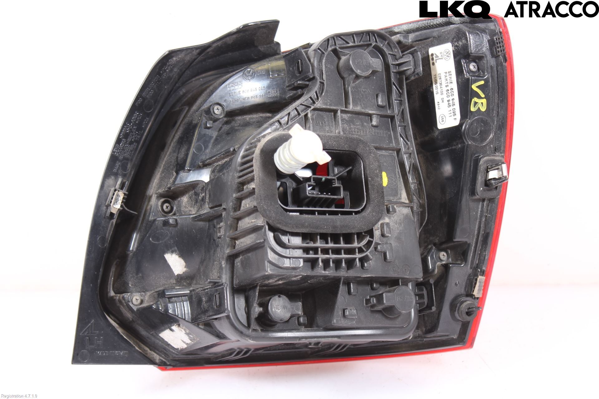 Volkswagen VW POLO 10-17 Baklykt Venstre