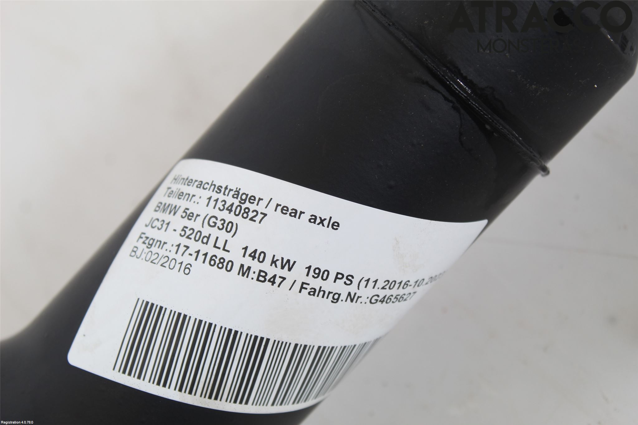 BMW 5 G30/G31/F90 17-23 Mellomaksel Kompl