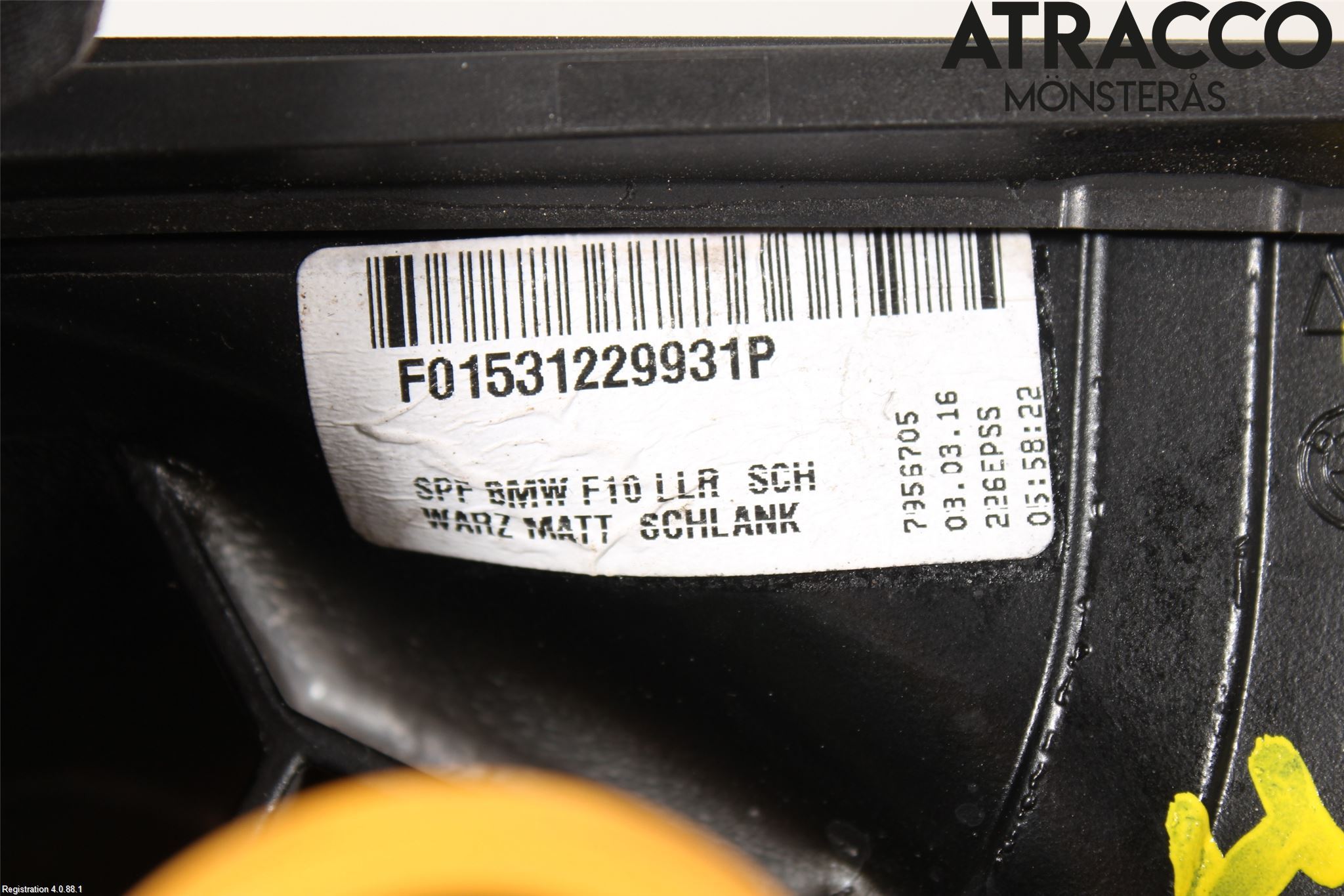 BMW 5 F10/F11/F18 09-17 Speil H M-El Justering