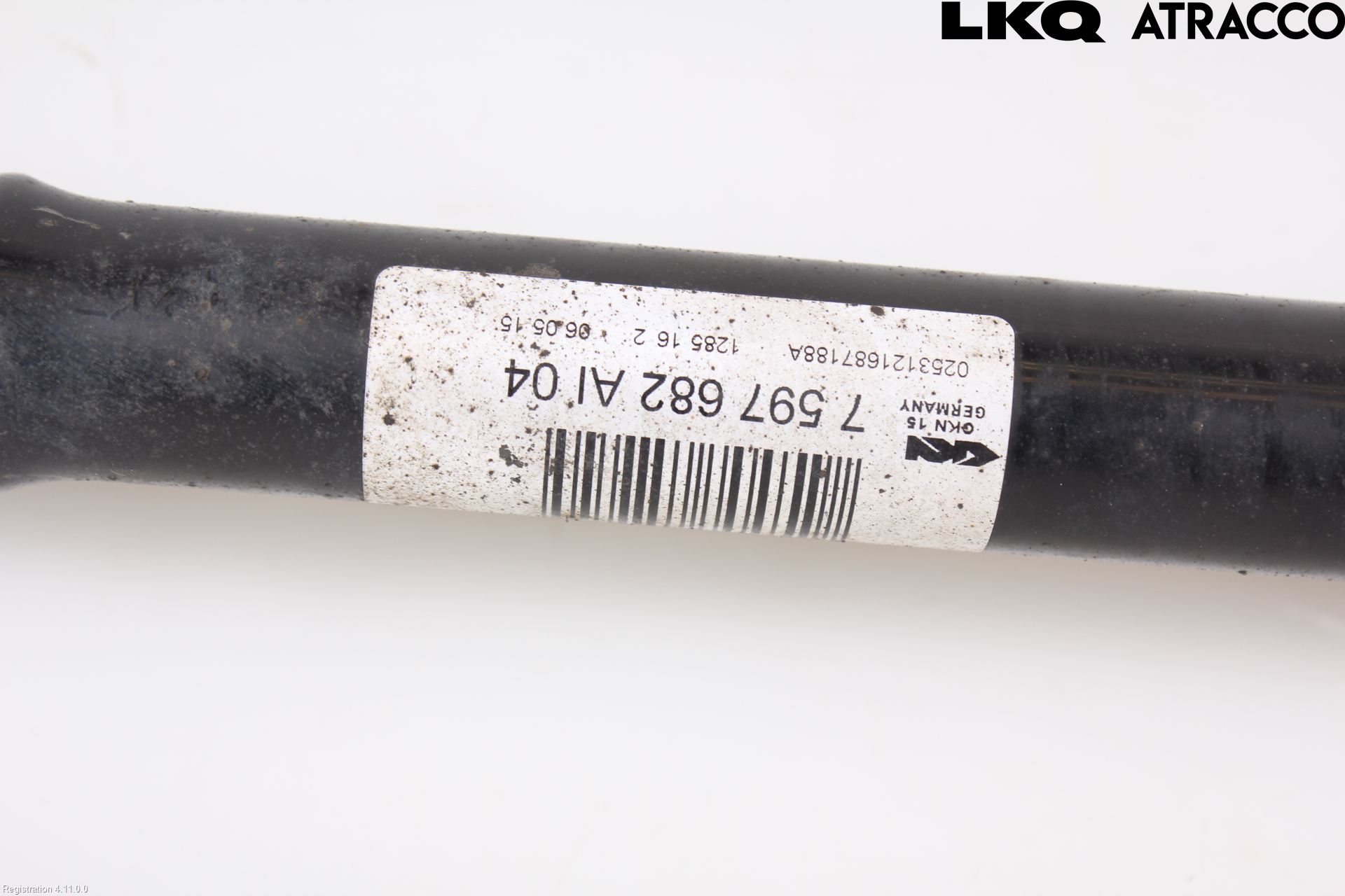 BMW 3 F30/F31/F80 12-19 Drivaksel Bak Kompl Høyre
