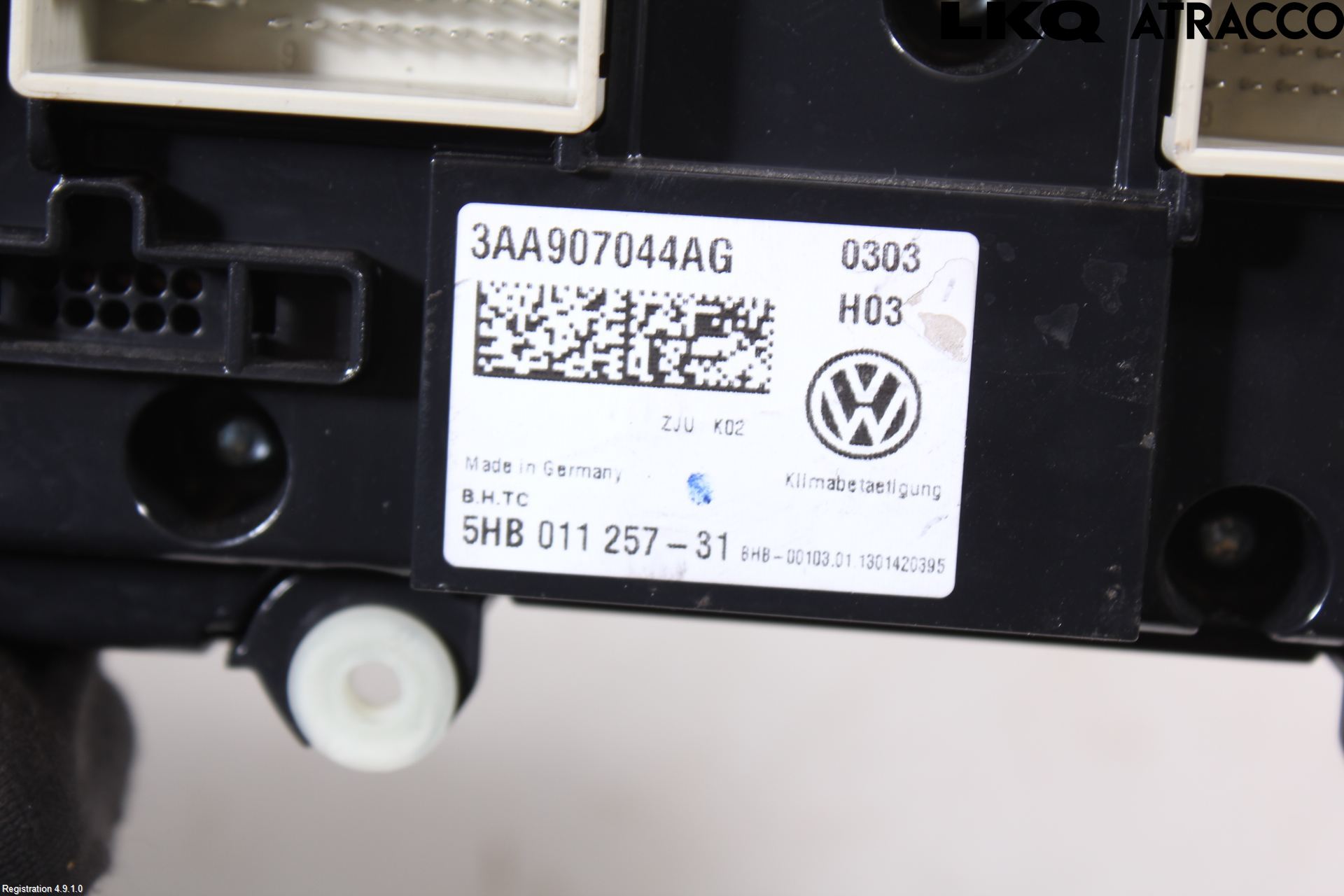 Volkswagen VW TOURAN 10-15 Varme Ac Betjening-Display