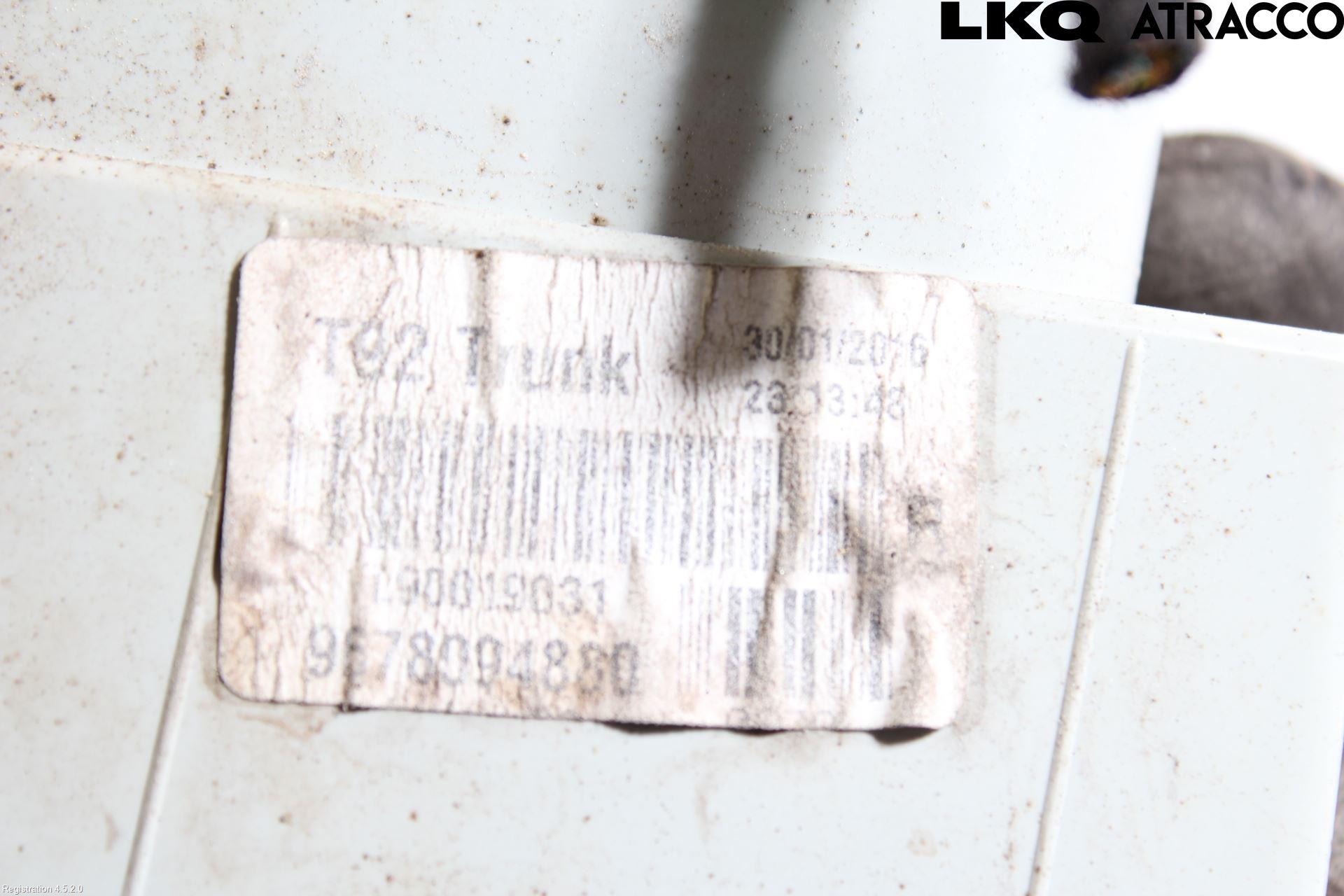 Peugeot 308 14-21 Baklykt Høyre  På Luke(Indre)