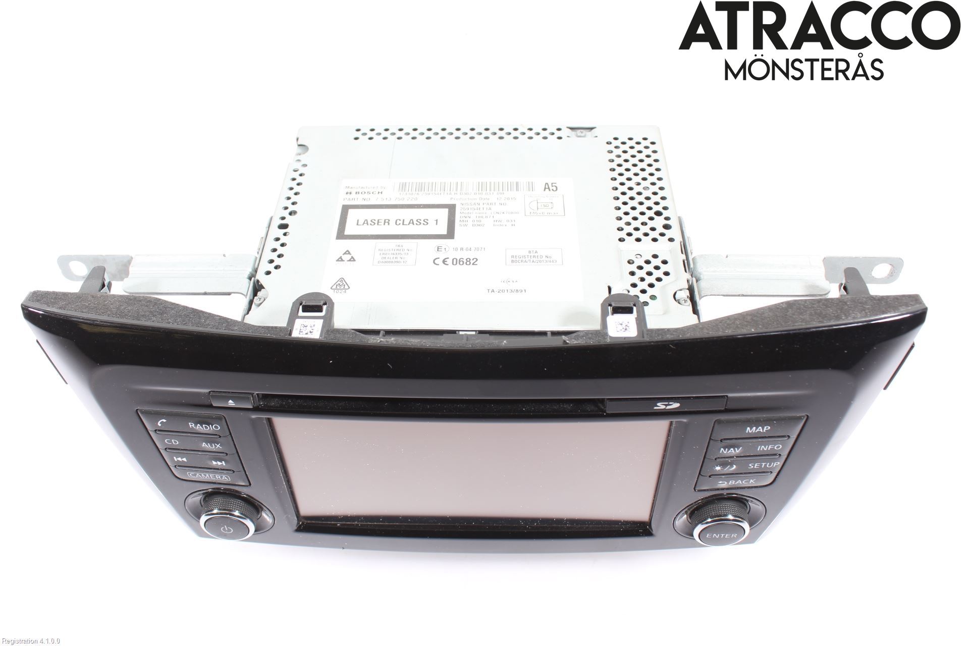 Nissan QASHQAI 14-17 Stereo Radio