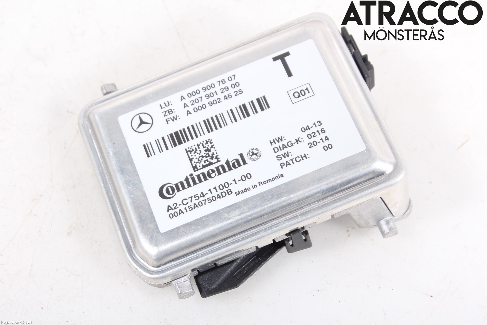 Mercedes-Benz MB E-KLASS (W212) 09-16 Sensor Kollisjonsbeskyttelse