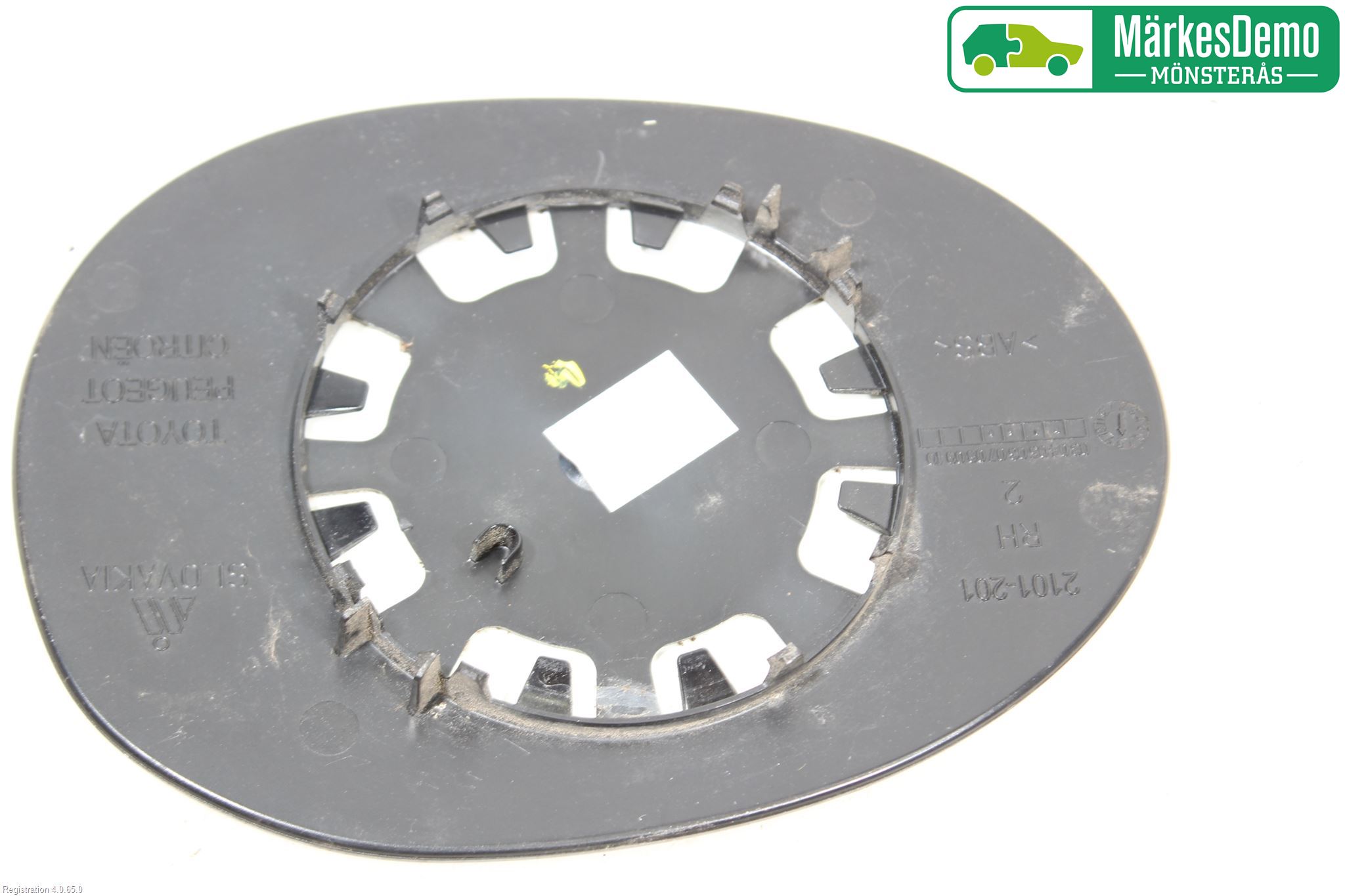 Toyota AYGO 06-14 Speil Glass H