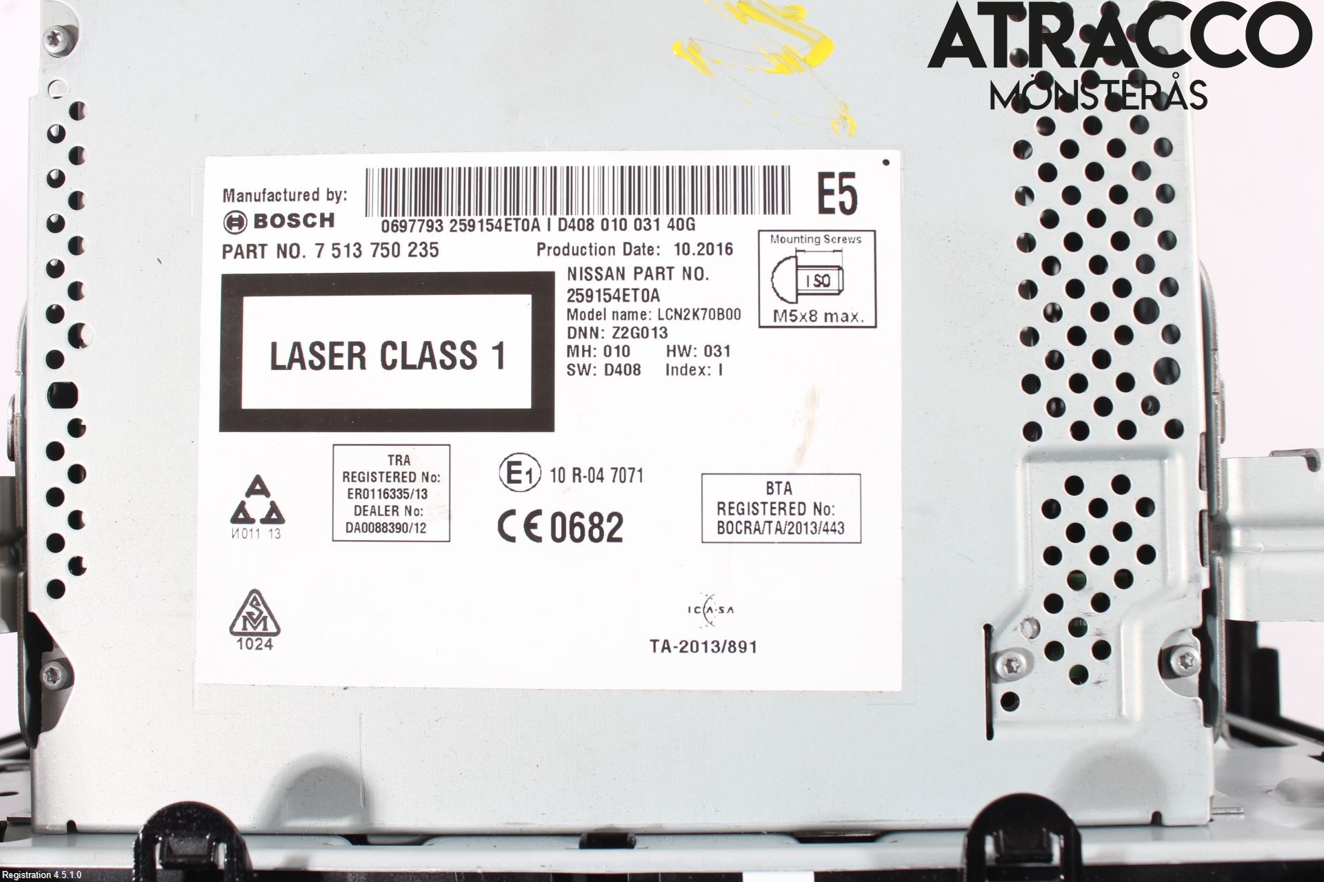 Nissan X-TRAIL 14-21 Stereo Radio
