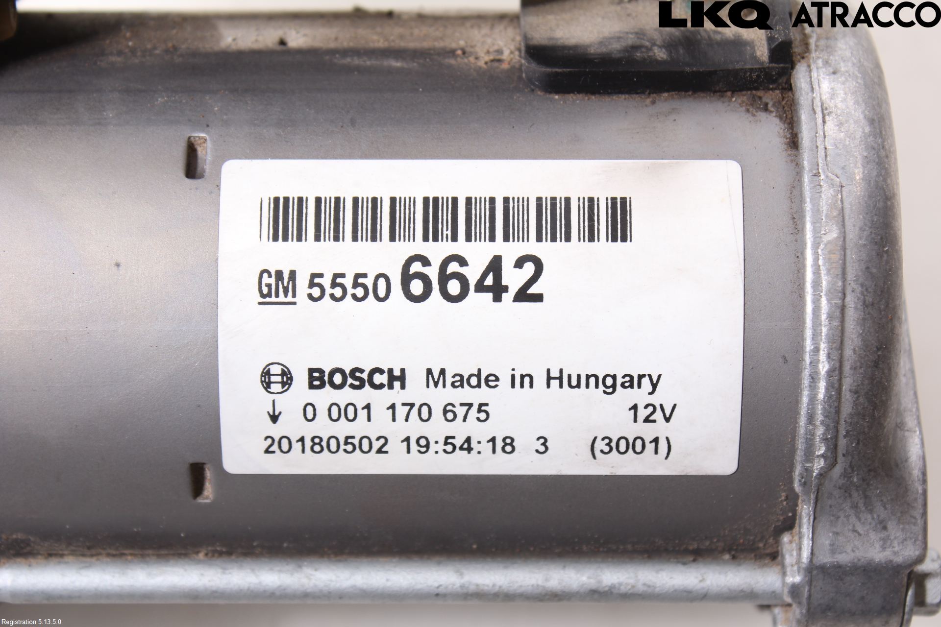 Opel ASTRA K 16-22 Startmotor