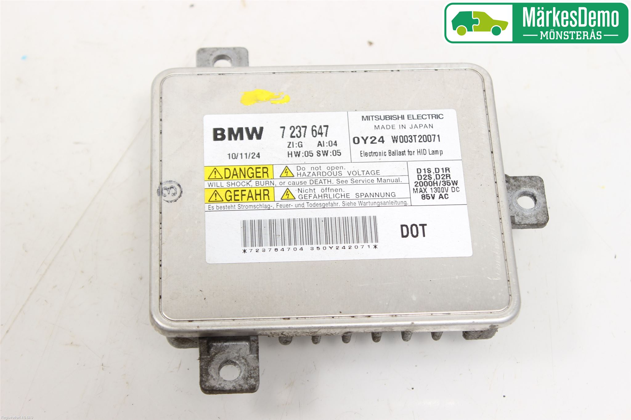 BMW 5 F10/F11/F18 09-17 Styreenhet Xenon