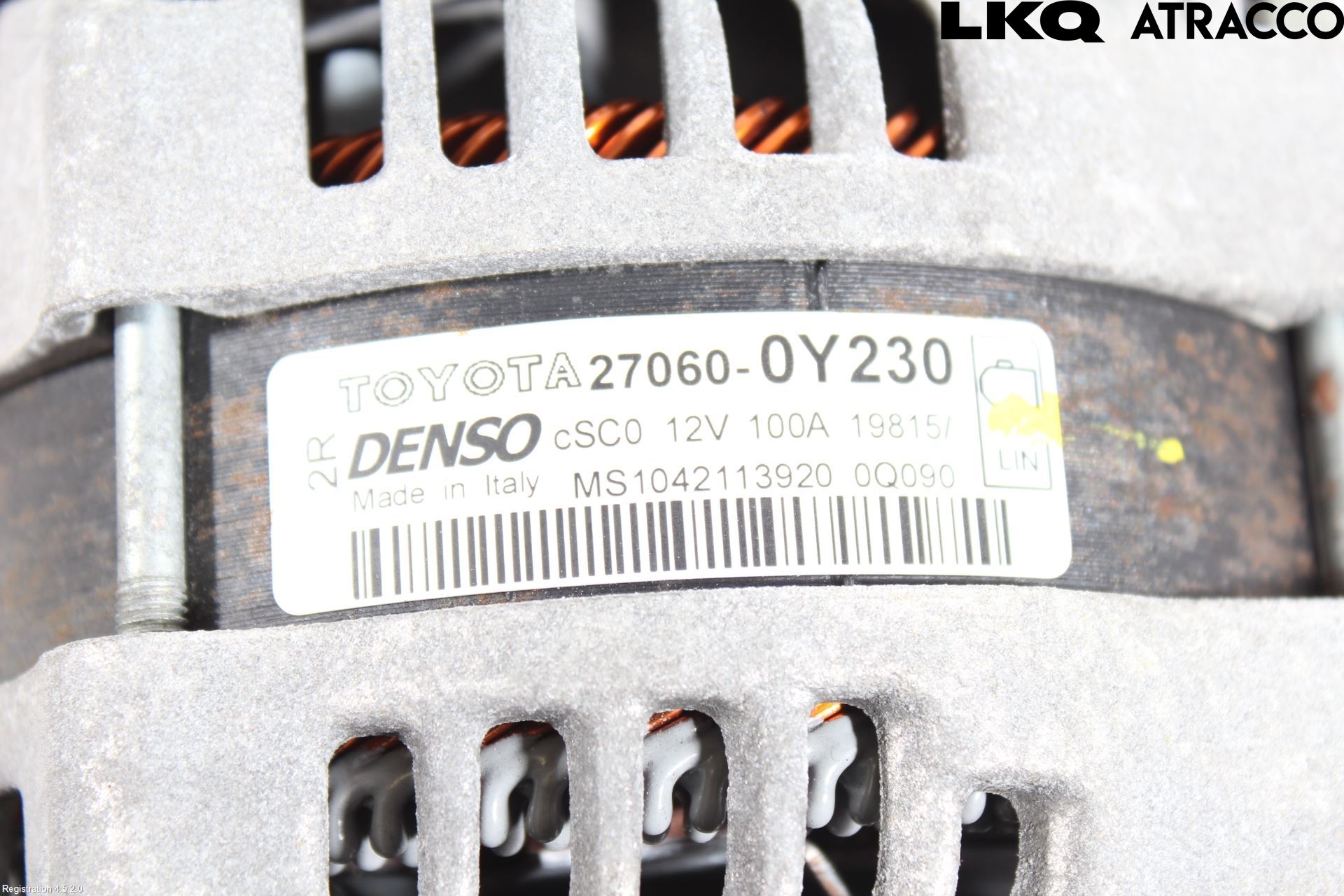 Toyota AURIS 13-19 Dynamo