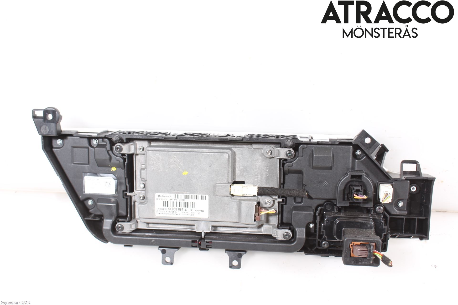 Citroen C4 PICASSO 14-18 Instr Skjerm Dvd-Gps-Ac-Tlf