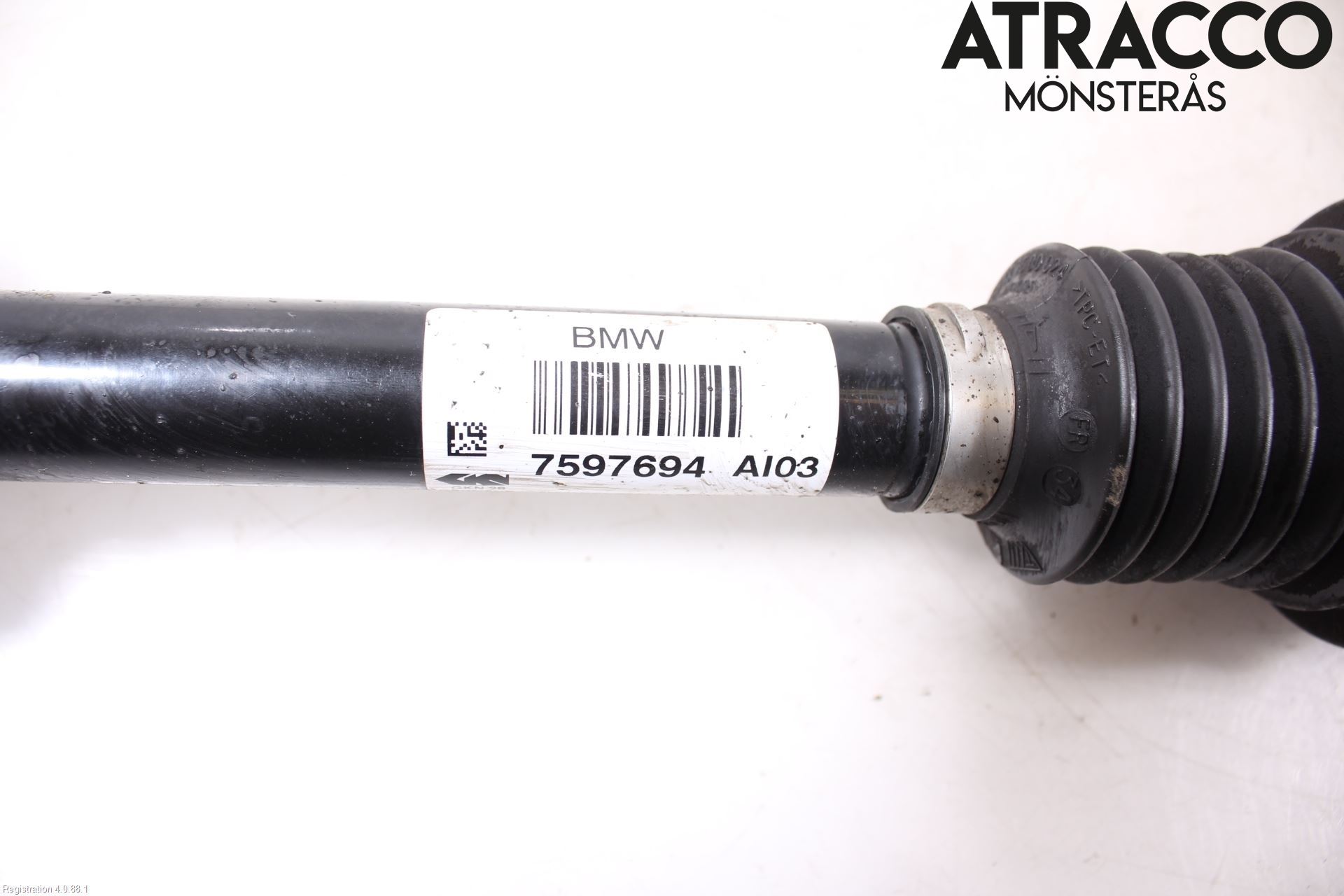 BMW 3 F30/F31/F80 12-19 Drivaksel Foran Kompl Høyre