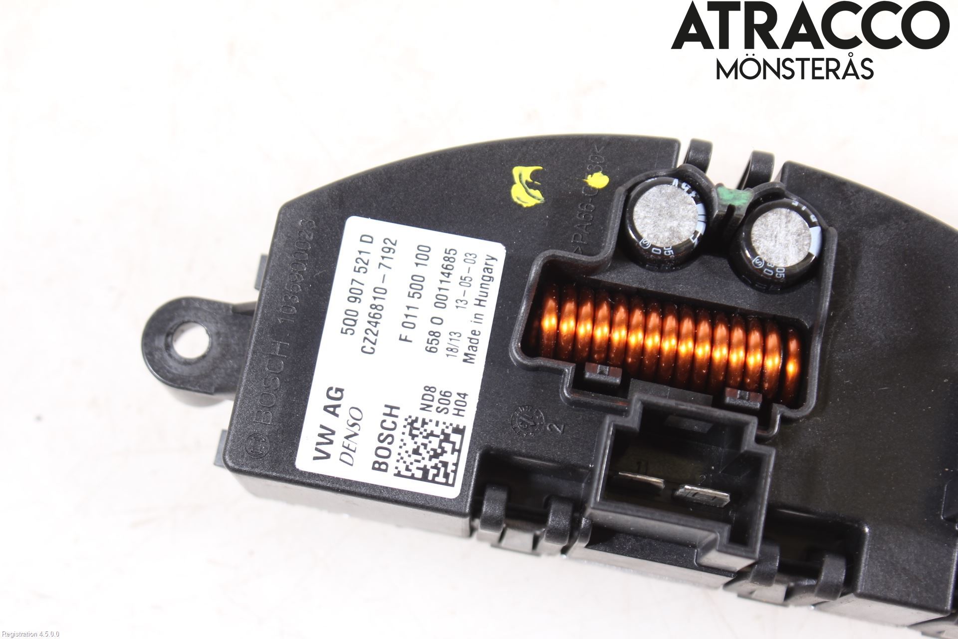 Volkswagen VW GOLF / E-GOLF VII 13-20 Varmeapparat Viftemotstand