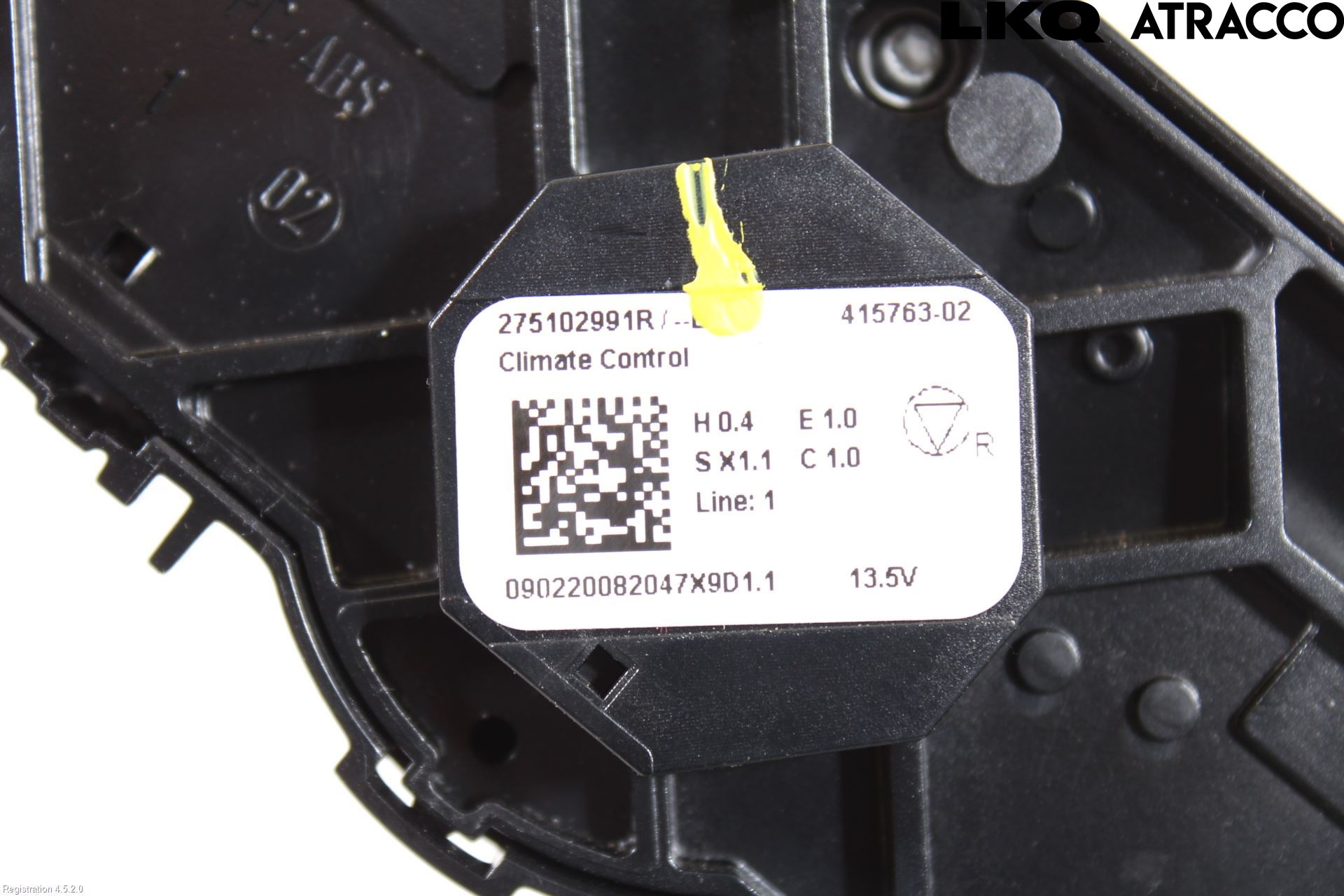 Renault ZOE/E-TECH 13- Varme Ac Betjening-Display